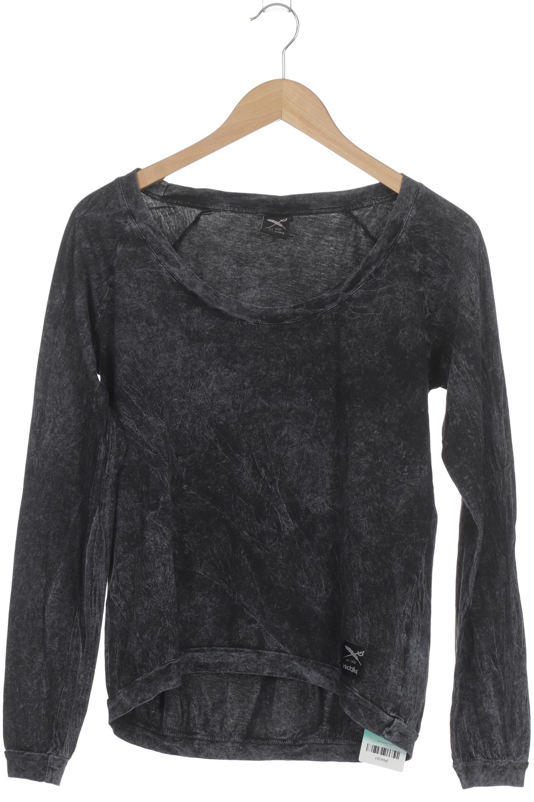 

iriedaily Damen Langarmshirt, grau, Gr.