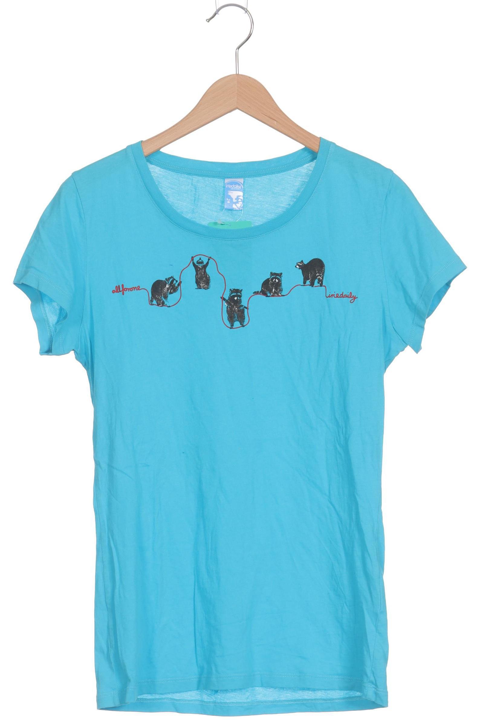 

iriedaily Damen T-Shirt, blau, Gr.