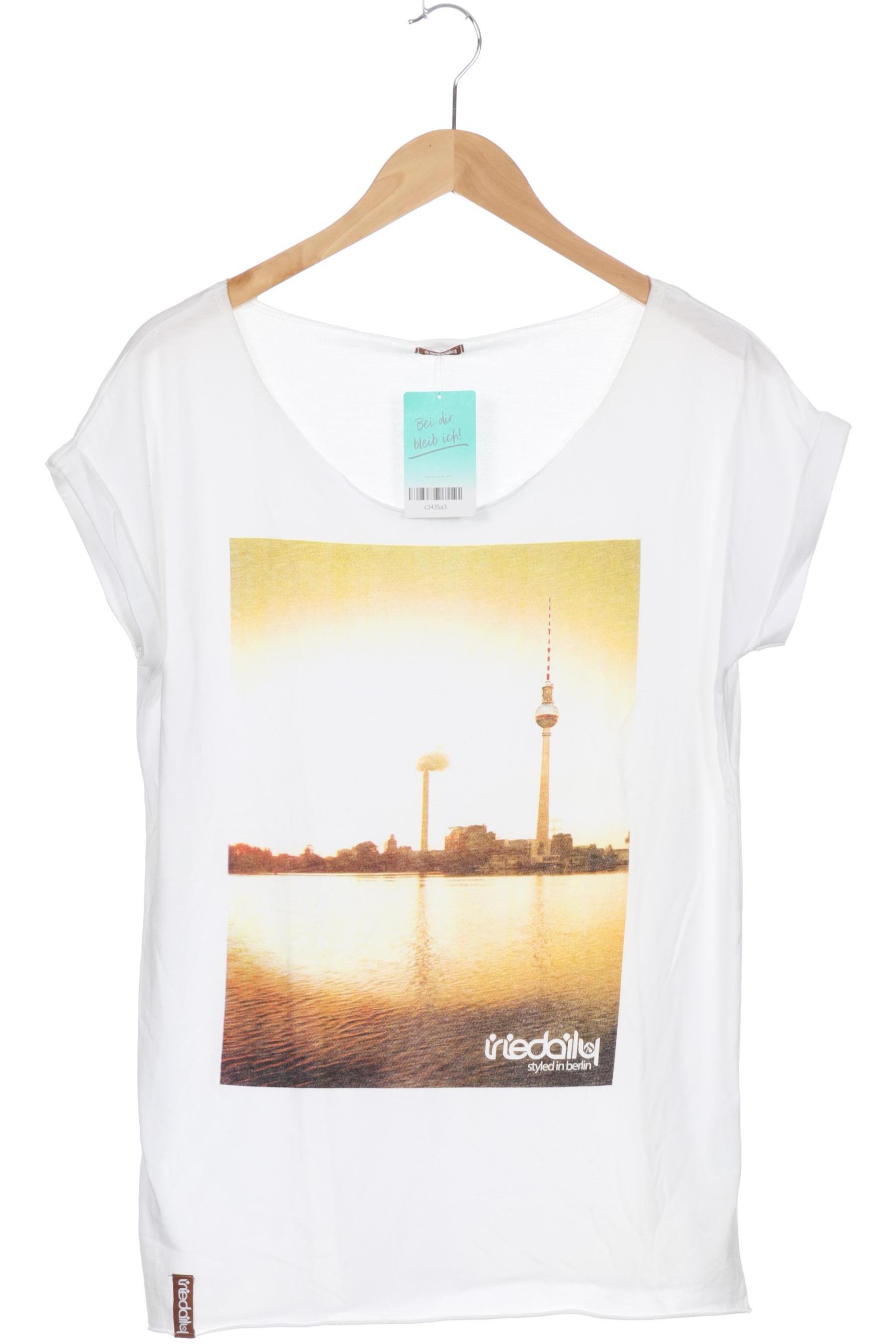 

iriedaily Damen T-Shirt, weiß, Gr.