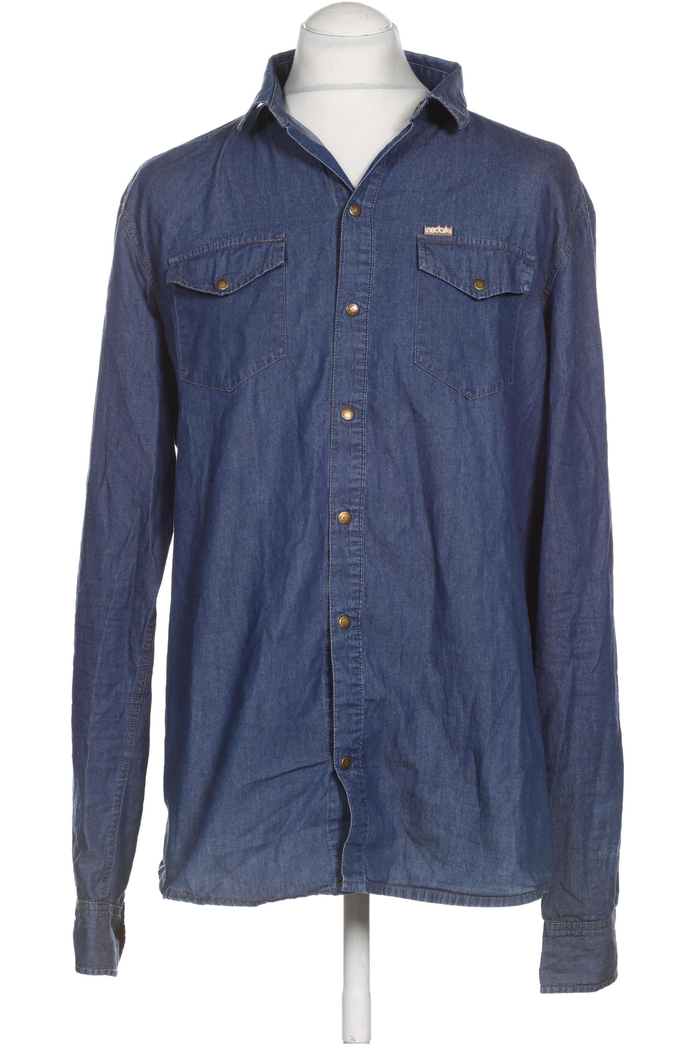 

iriedaily Herren Hemd, blau, Gr.