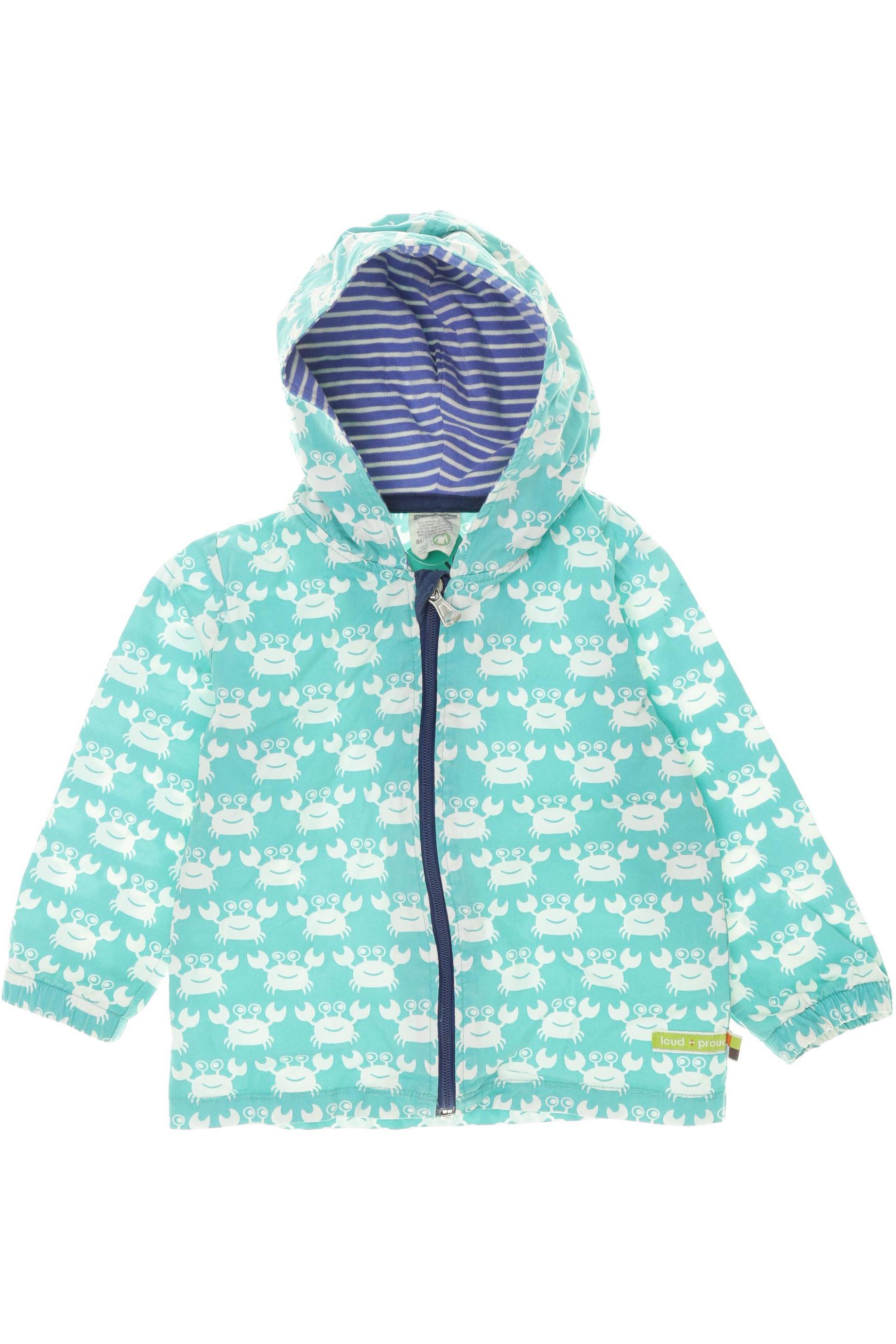 

loud + proud Jungen Jacke, türkis, Gr. 86