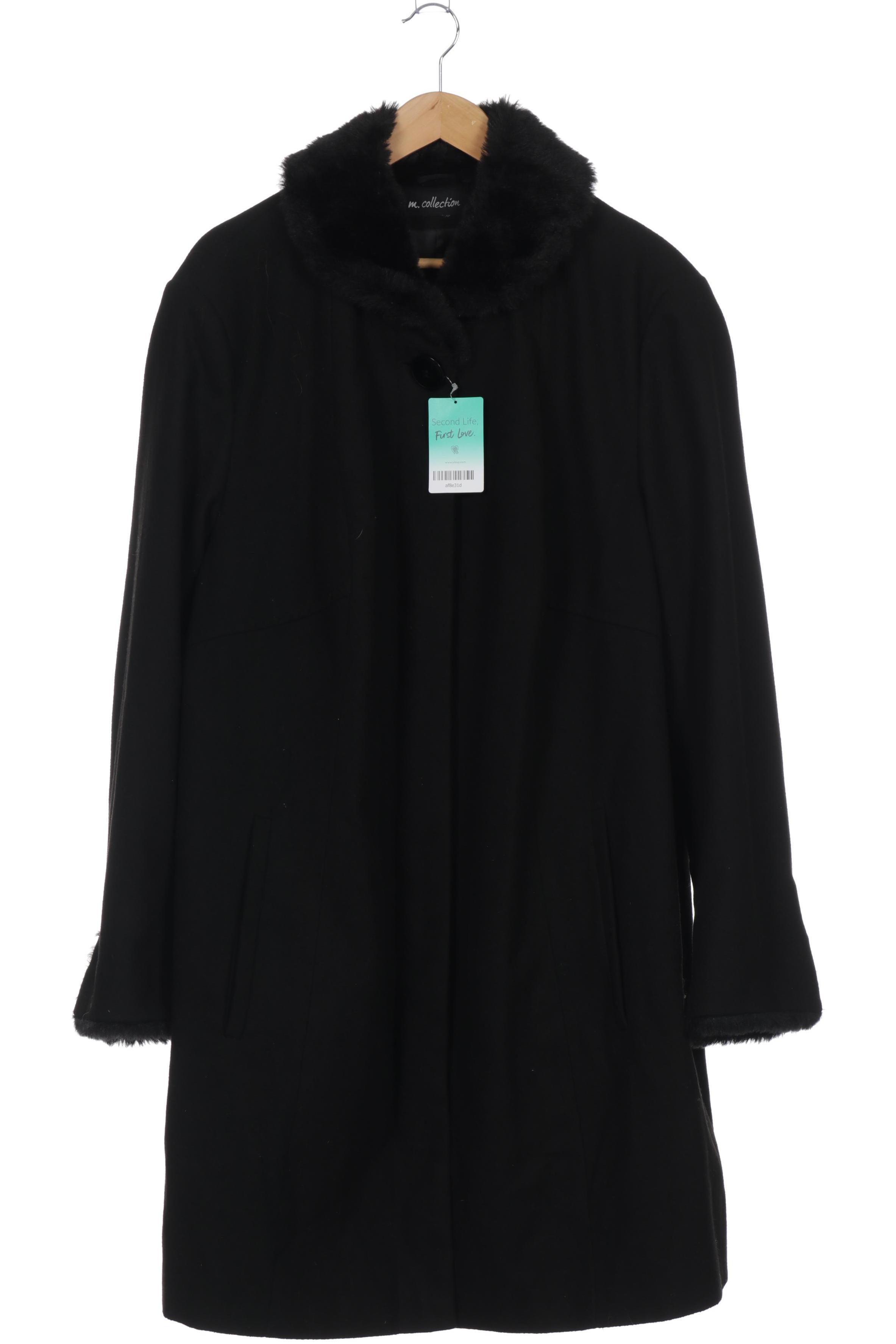 

m. collection Damen Mantel, schwarz, Gr.