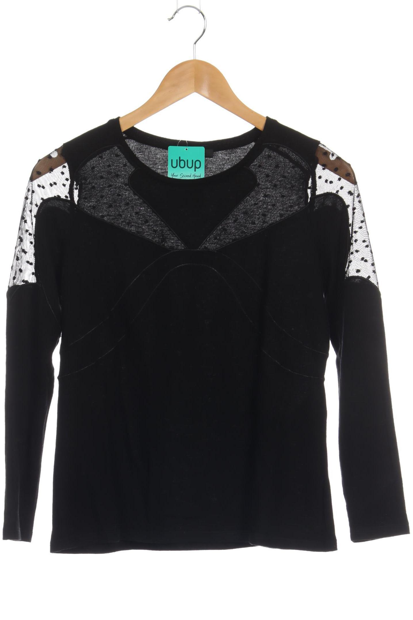 

maje Damen Langarmshirt, schwarz, Gr.