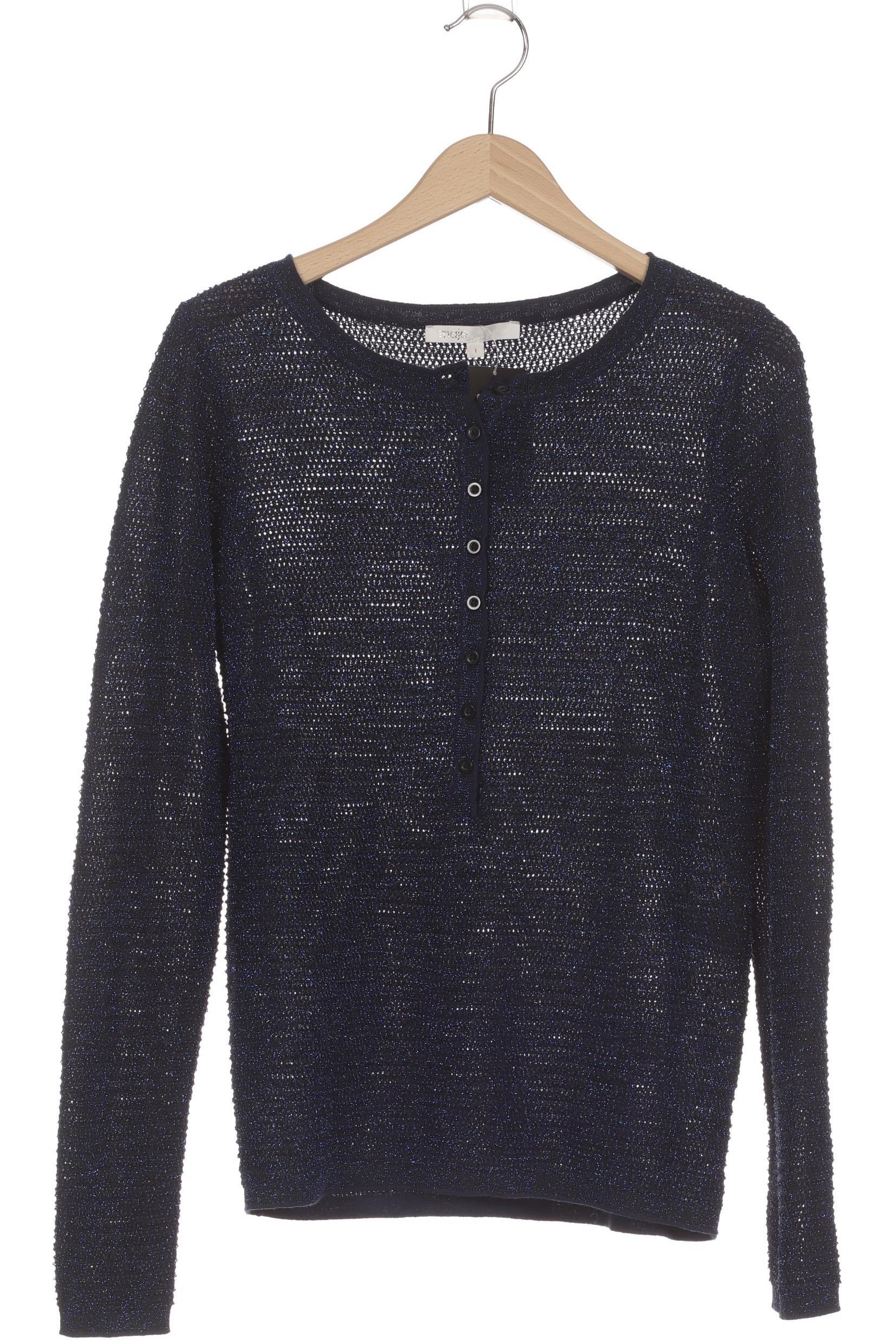 

maje Damen Pullover, blau, Gr.