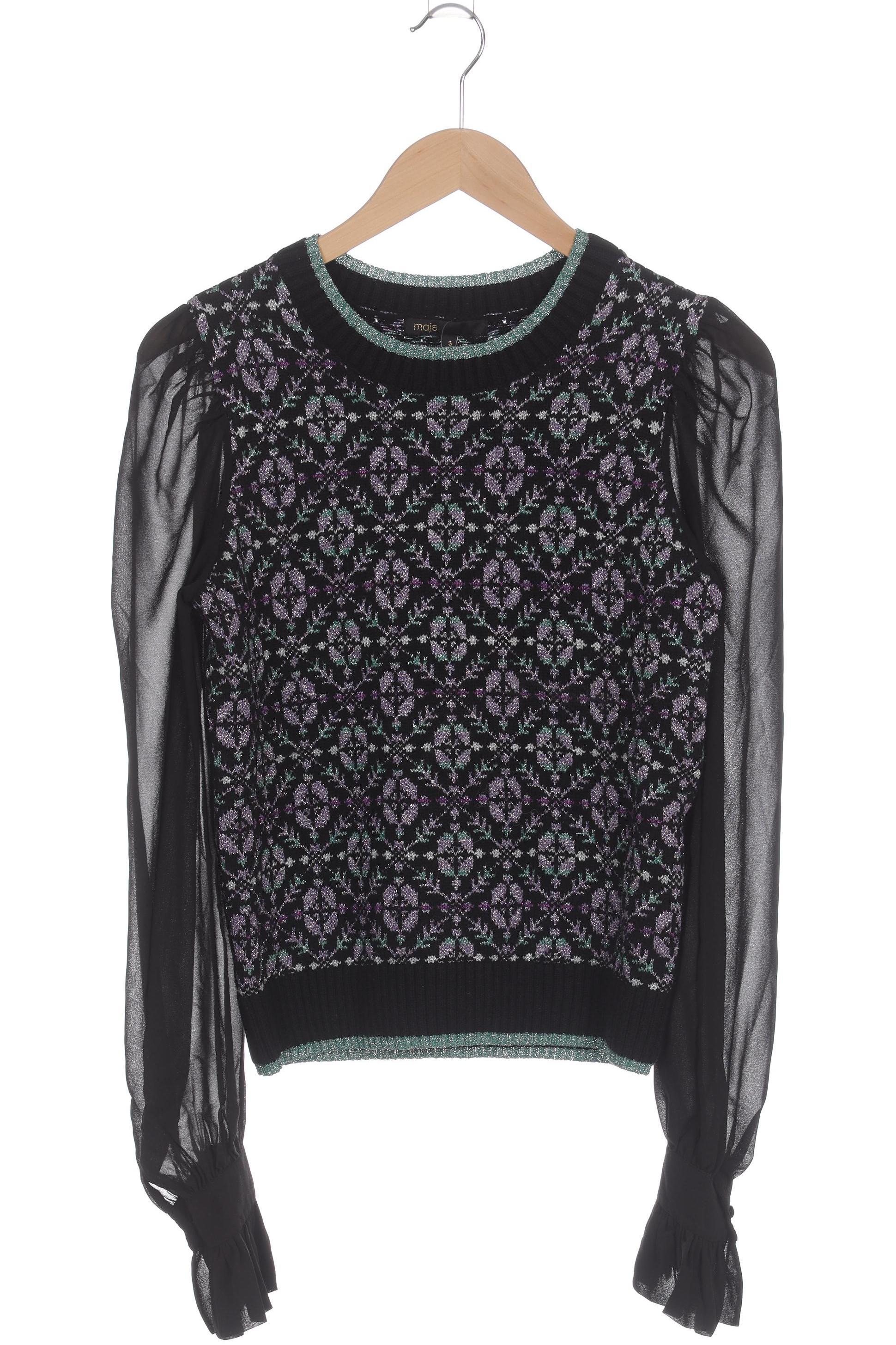 

maje Damen Pullover, schwarz, Gr.