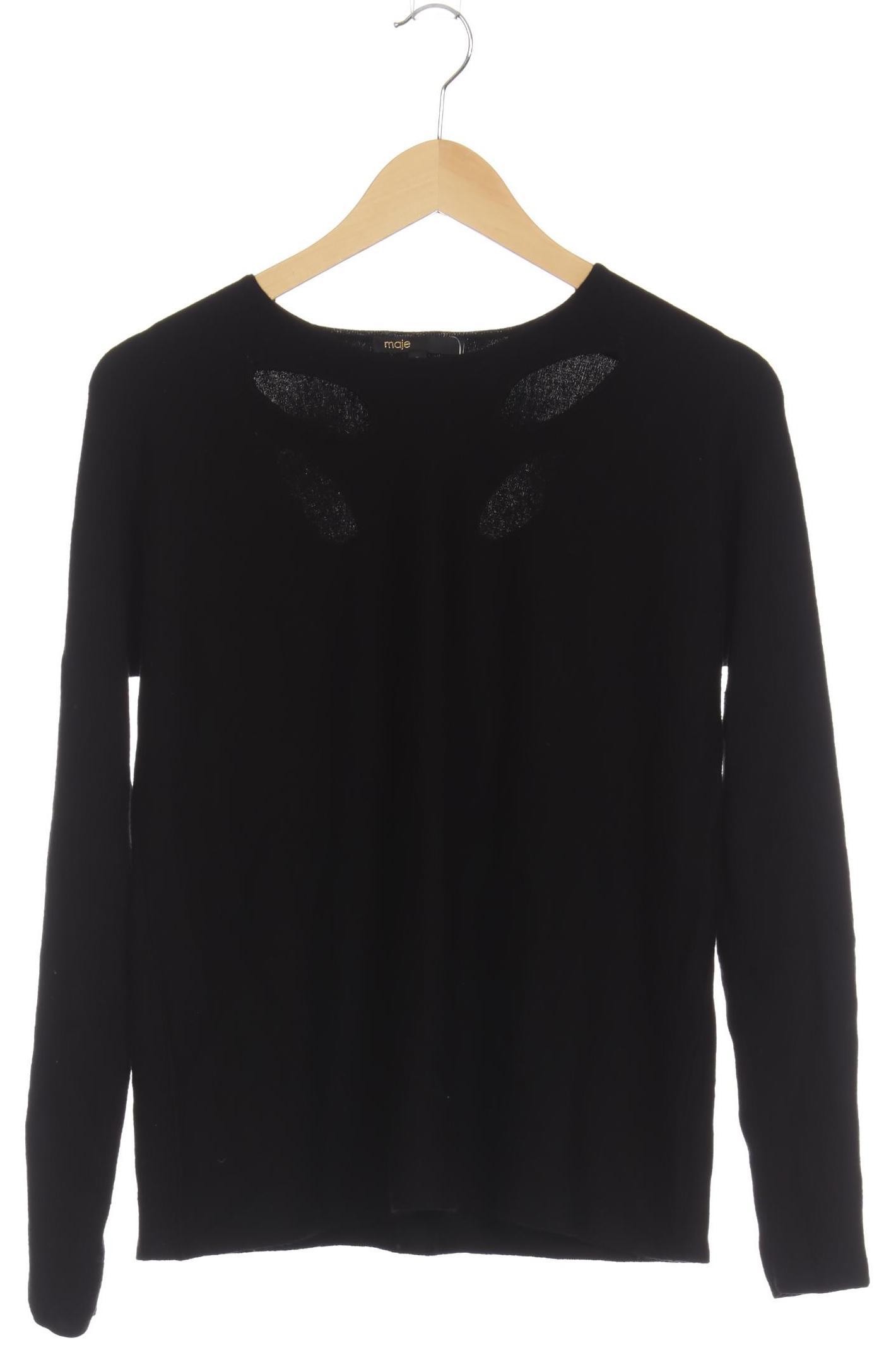 

maje Damen Pullover, schwarz, Gr.