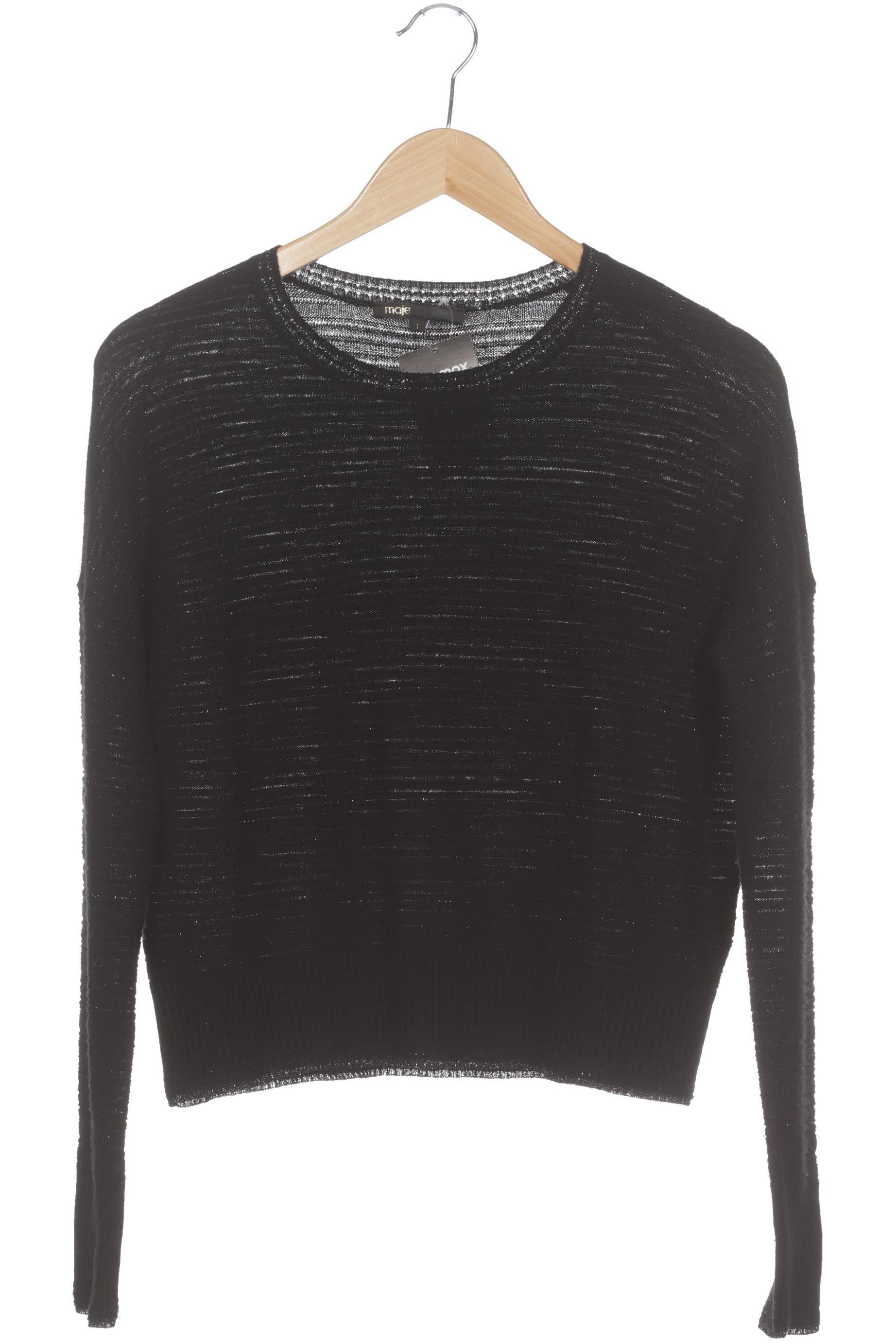 

maje Damen Pullover, schwarz, Gr.