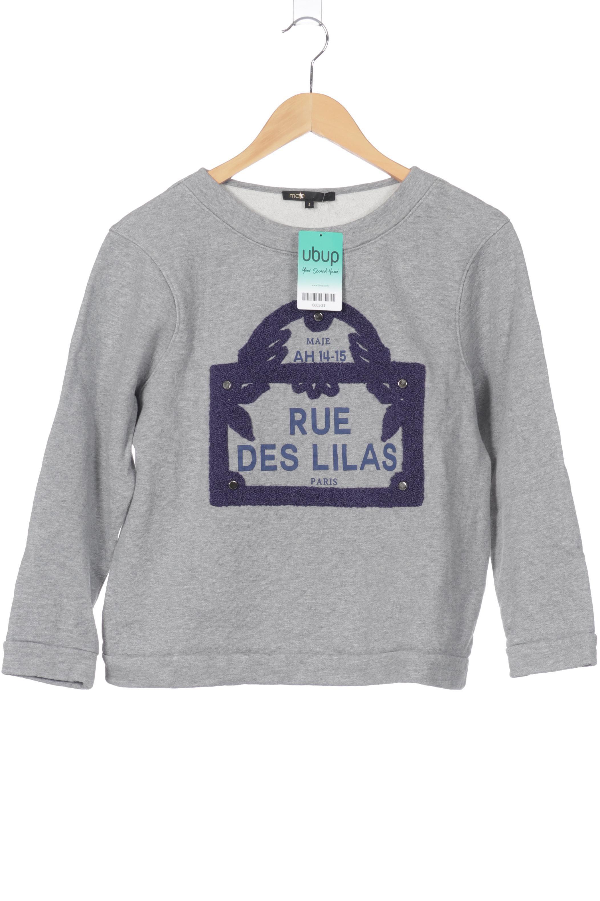 

maje Damen Sweatshirt, grau, Gr.