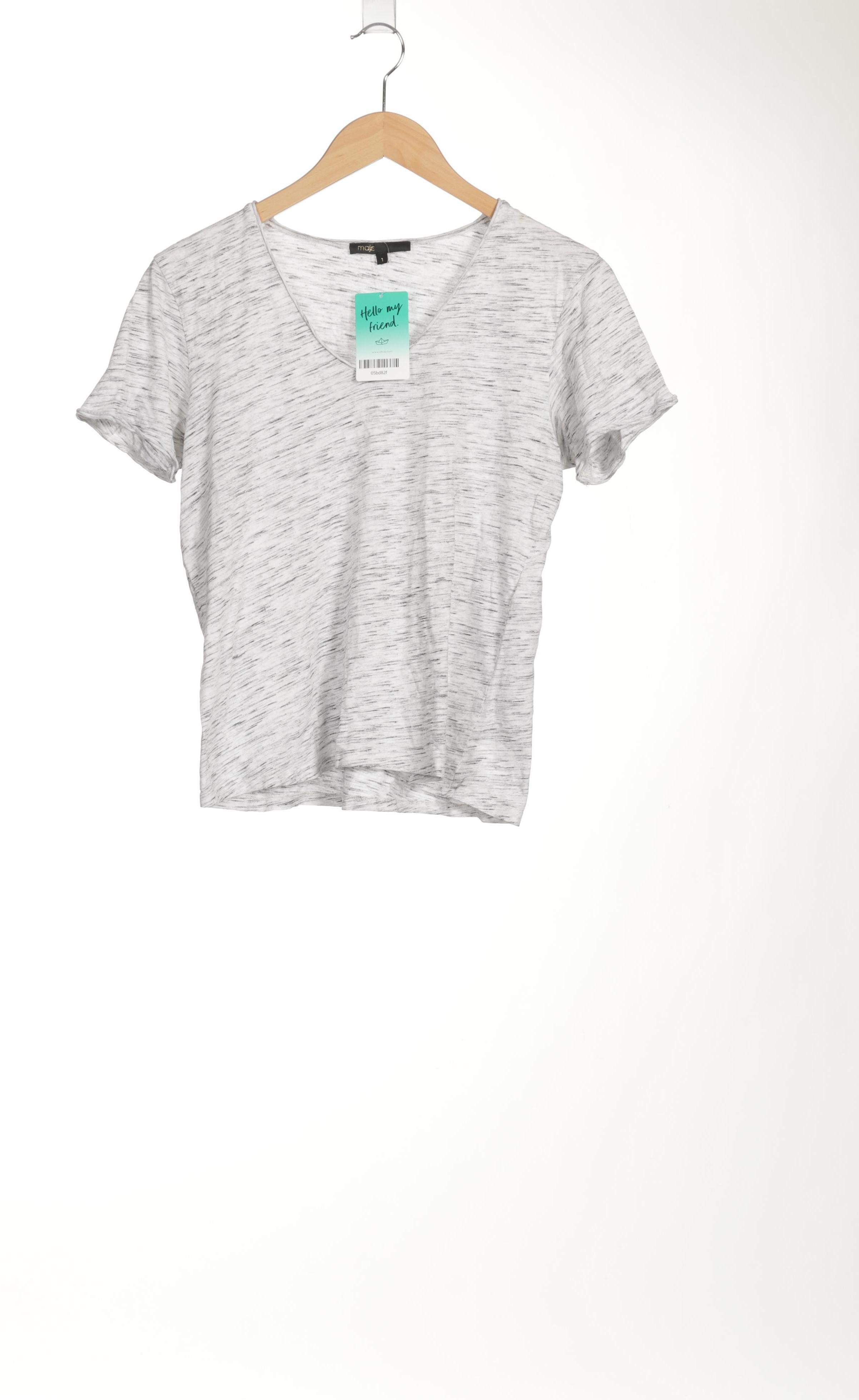 

maje Damen T-Shirt, grau, Gr.