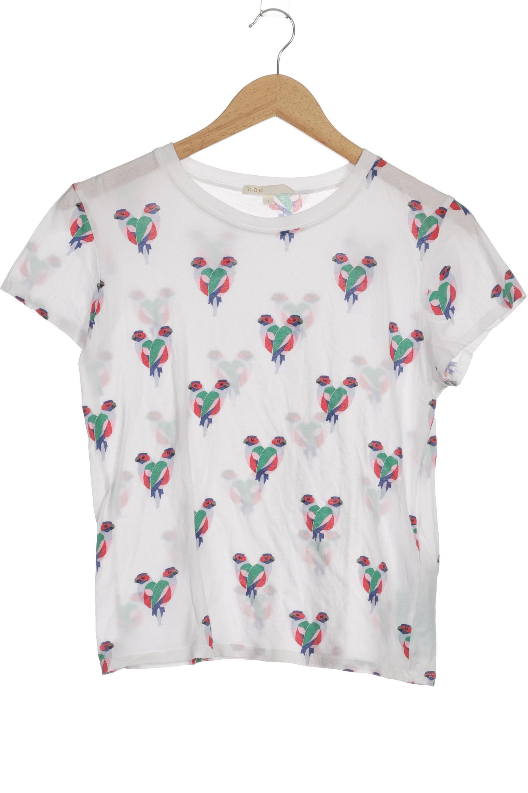 

maje Damen T-Shirt, weiß, Gr.