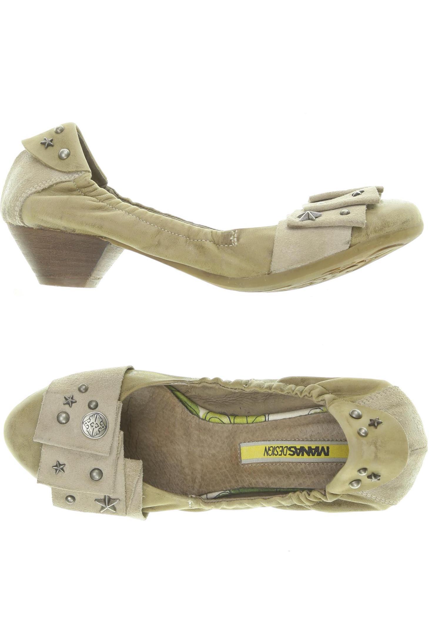 

manas Damen Pumps, grün, Gr. 37