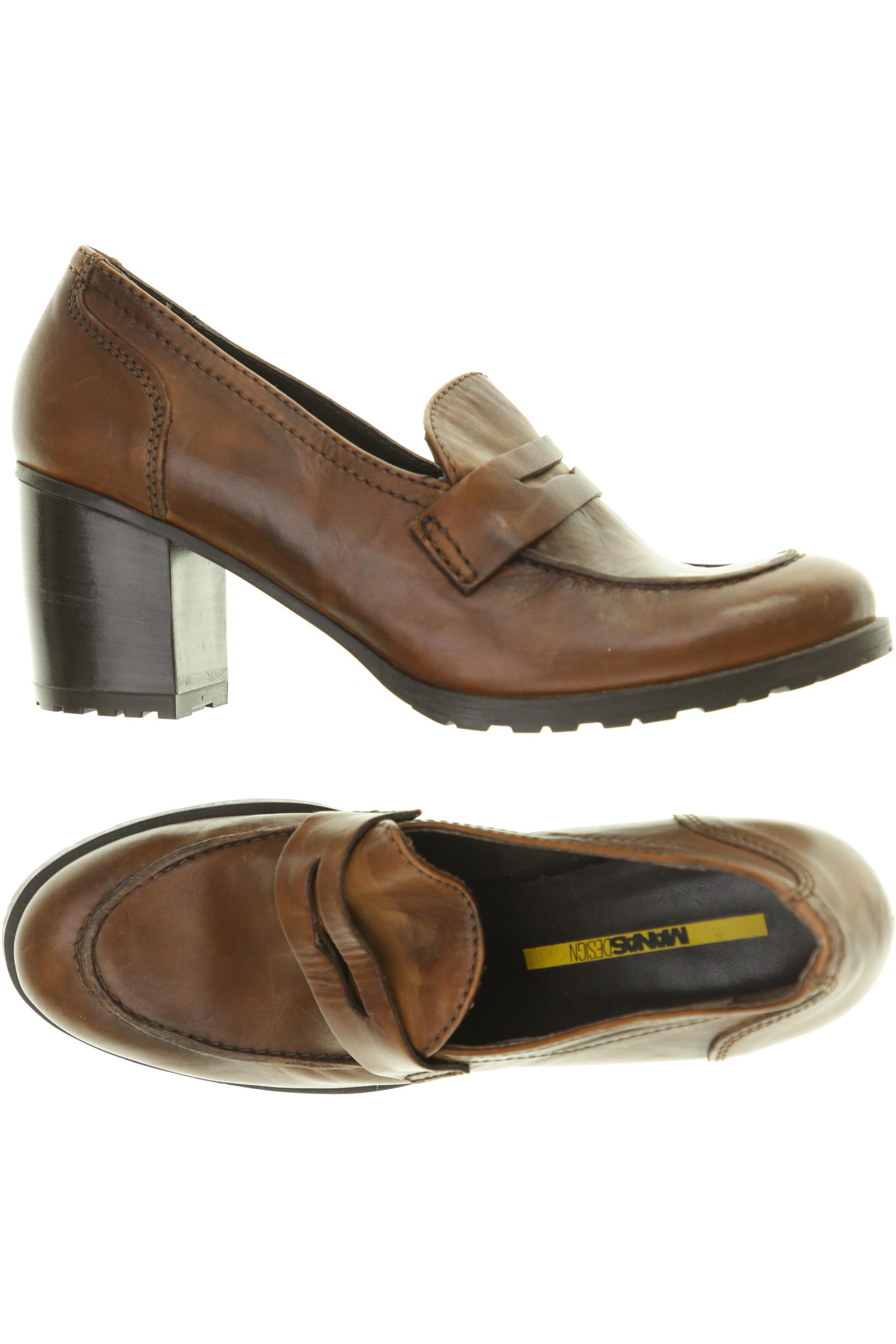 

manas Damen Pumps, braun, Gr. 38
