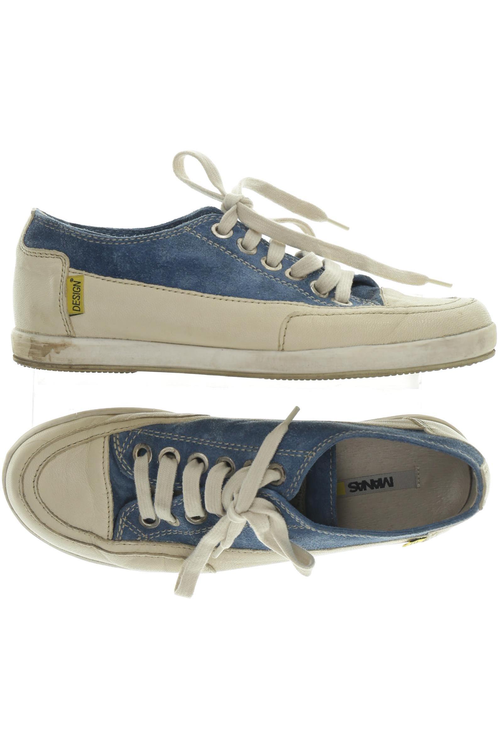 

manas Damen Sneakers, blau, Gr. 37