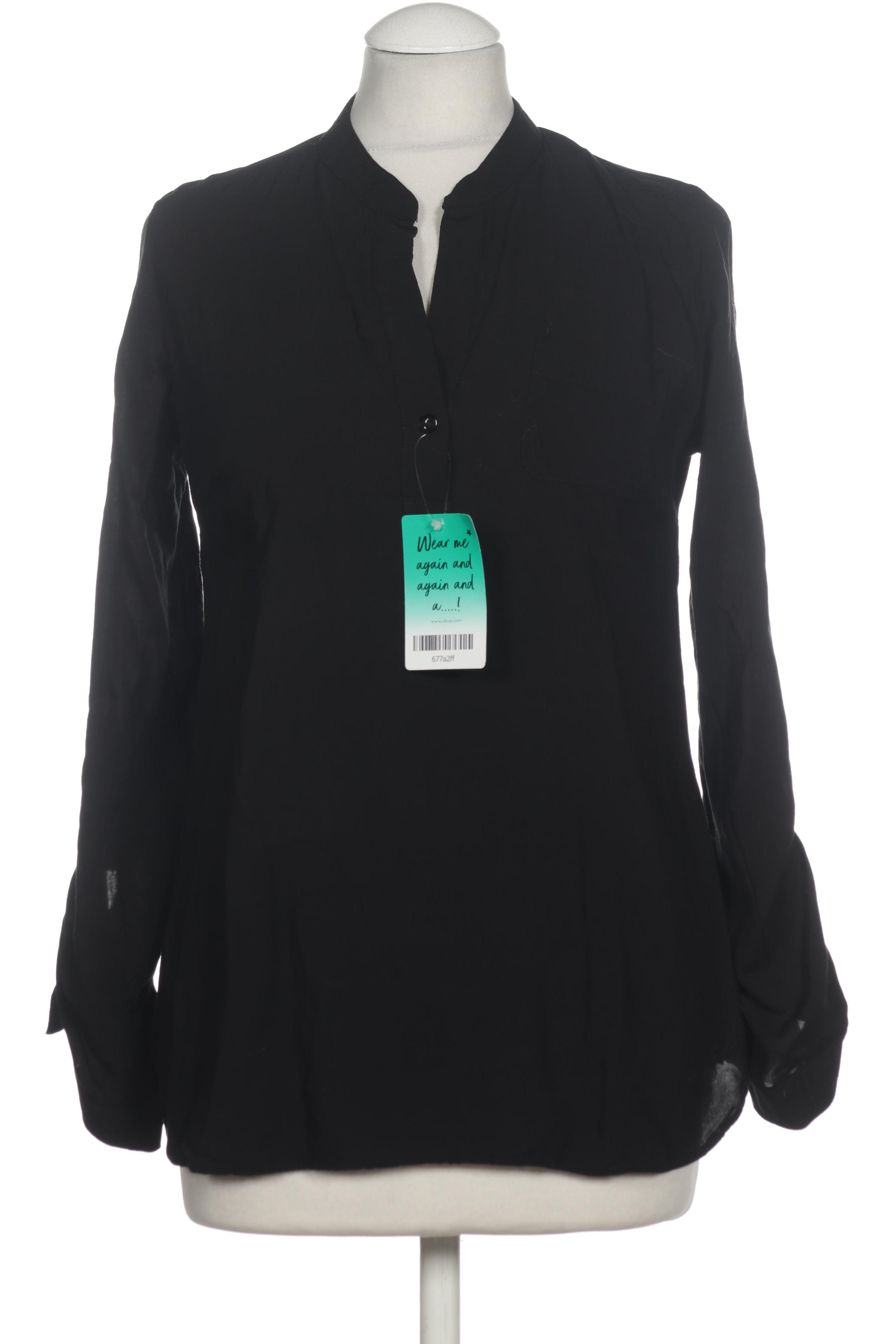 

mavi Damen Bluse, schwarz, Gr.