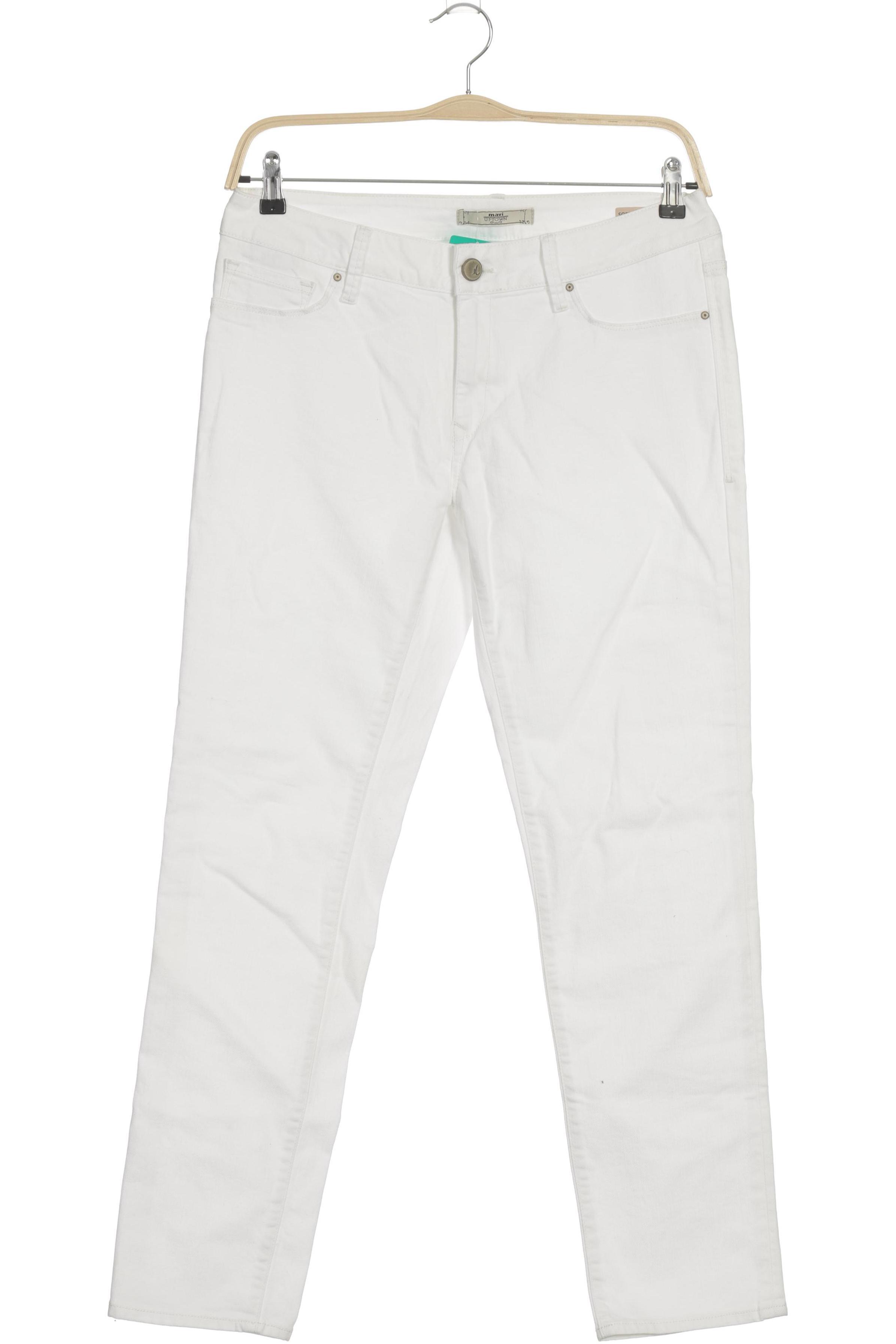 

mavi Damen Jeans, weiß, Gr. 32