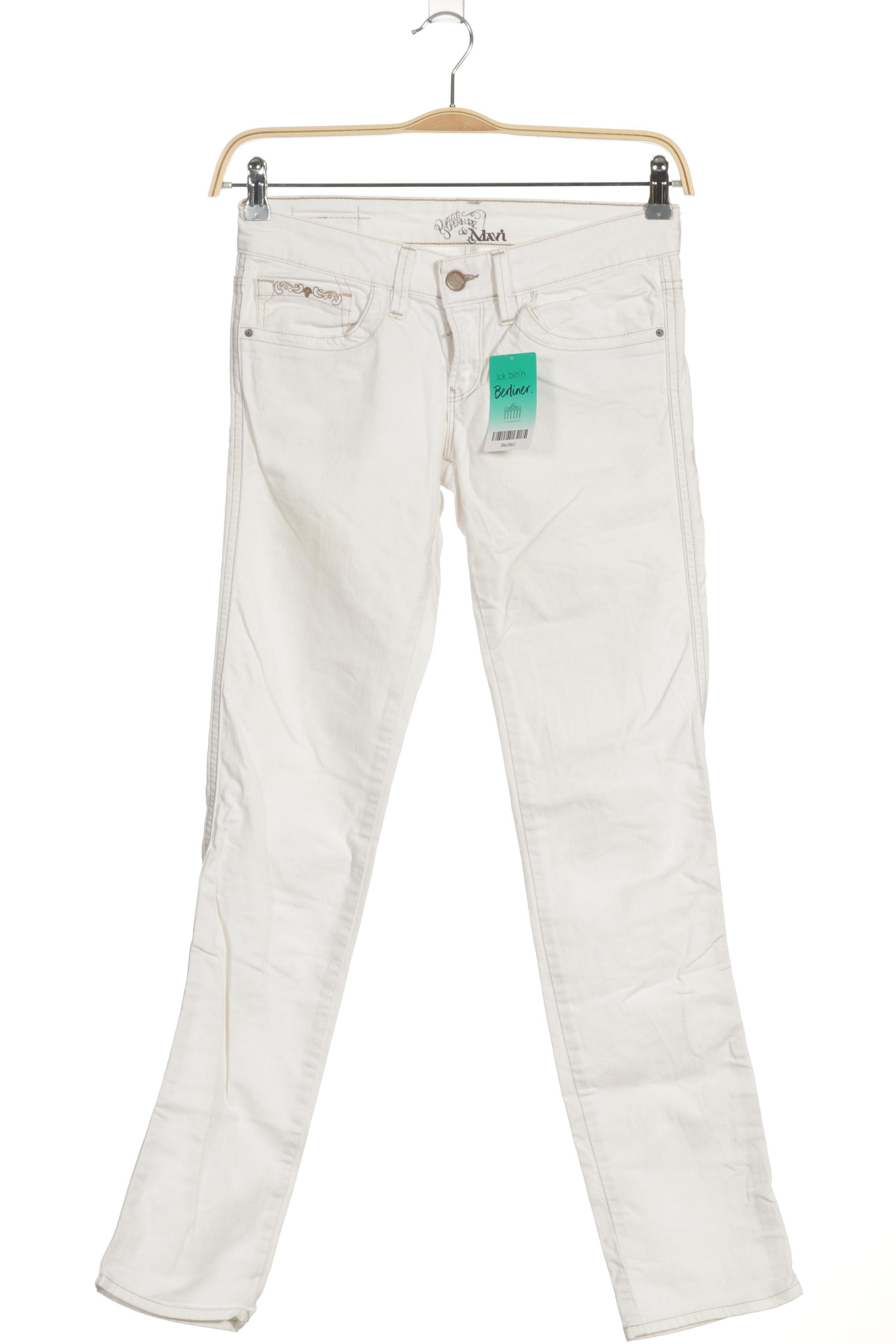 

mavi Damen Jeans, weiß, Gr. 26