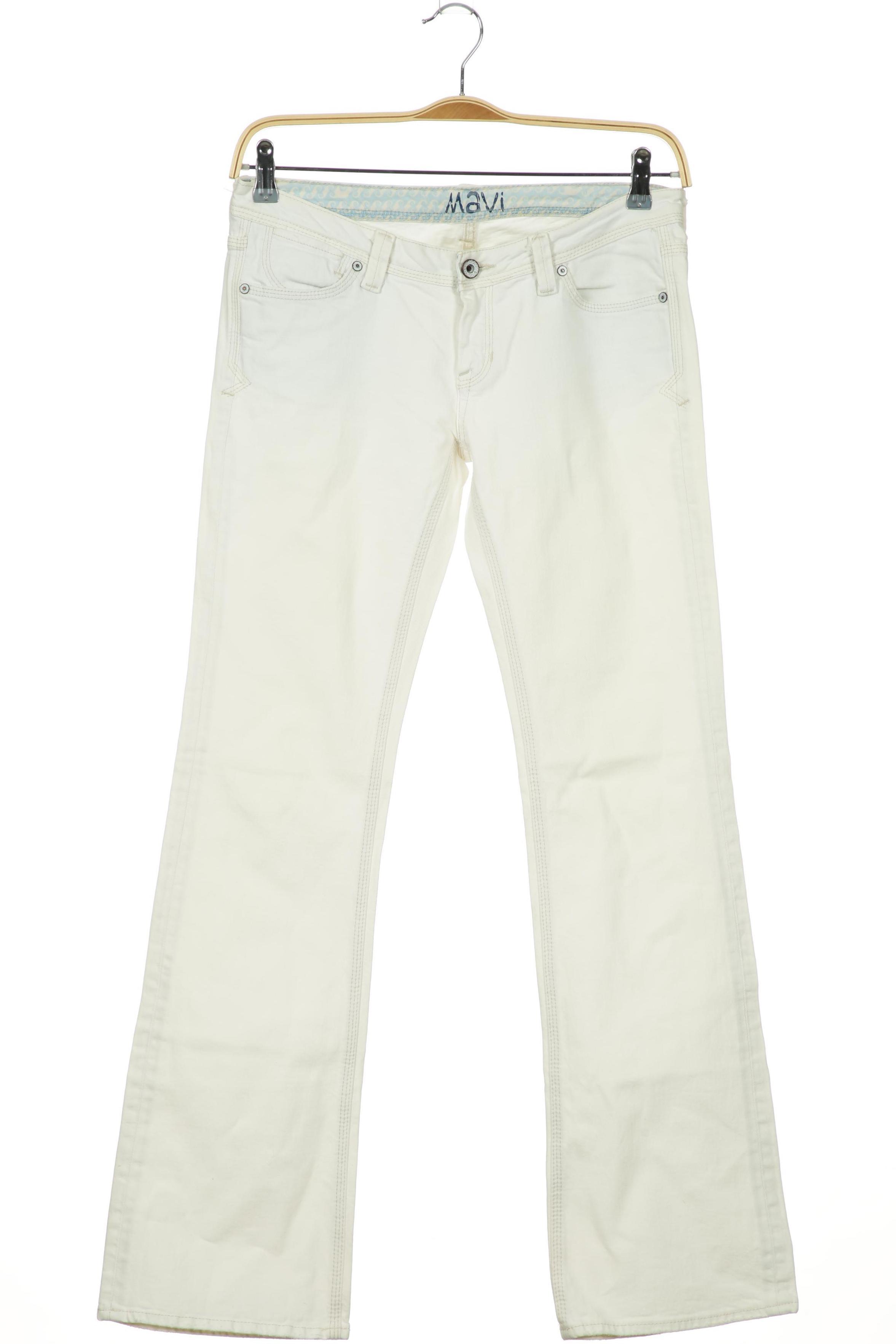 

mavi Damen Jeans, weiß, Gr. 28