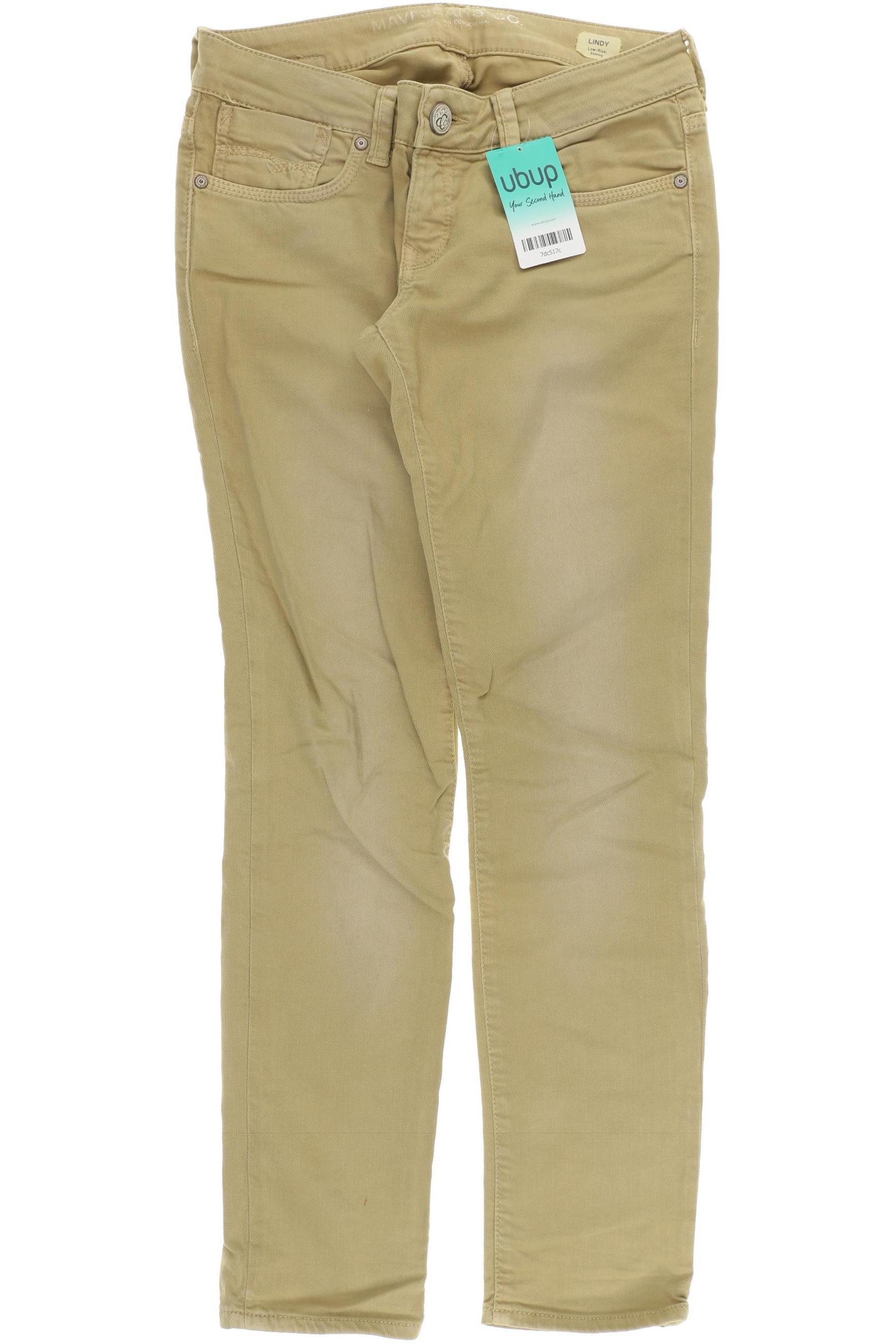 

mavi Damen Jeans, beige, Gr. 27