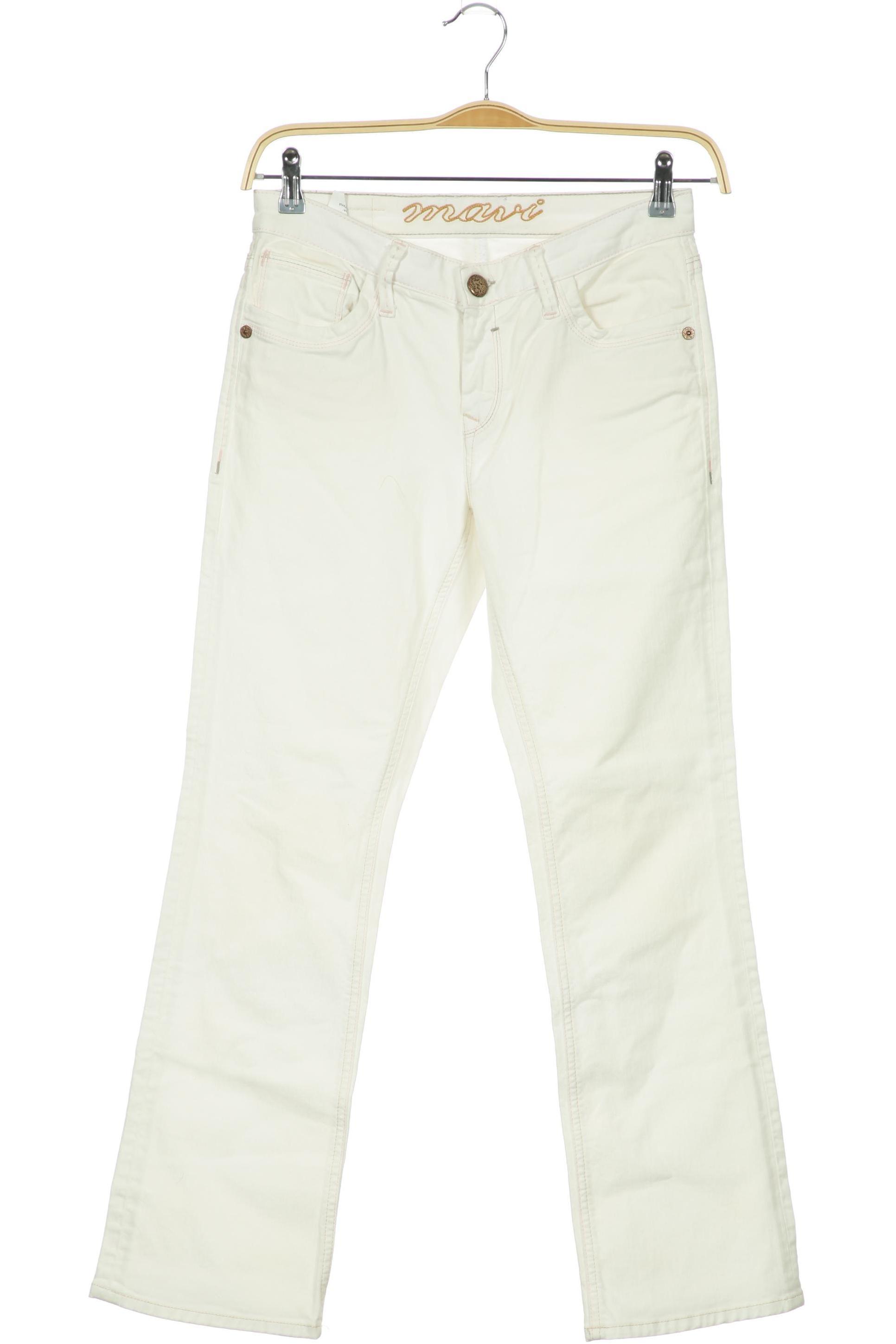 

mavi Damen Jeans, weiß, Gr. 28
