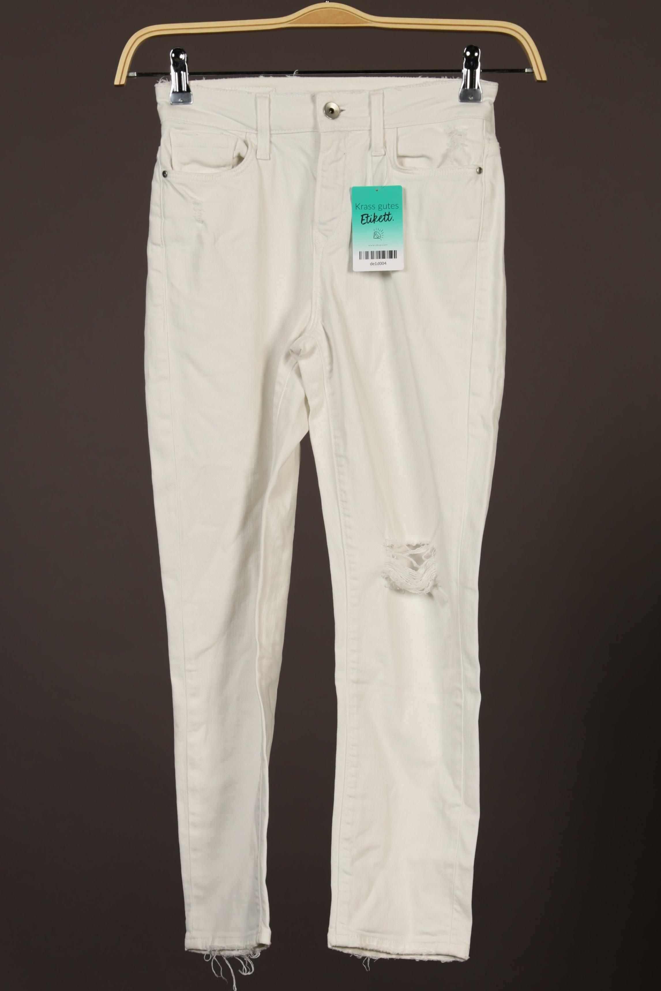 

Second Hand Einzelstücke Damen Jeans, weiß, Gr.