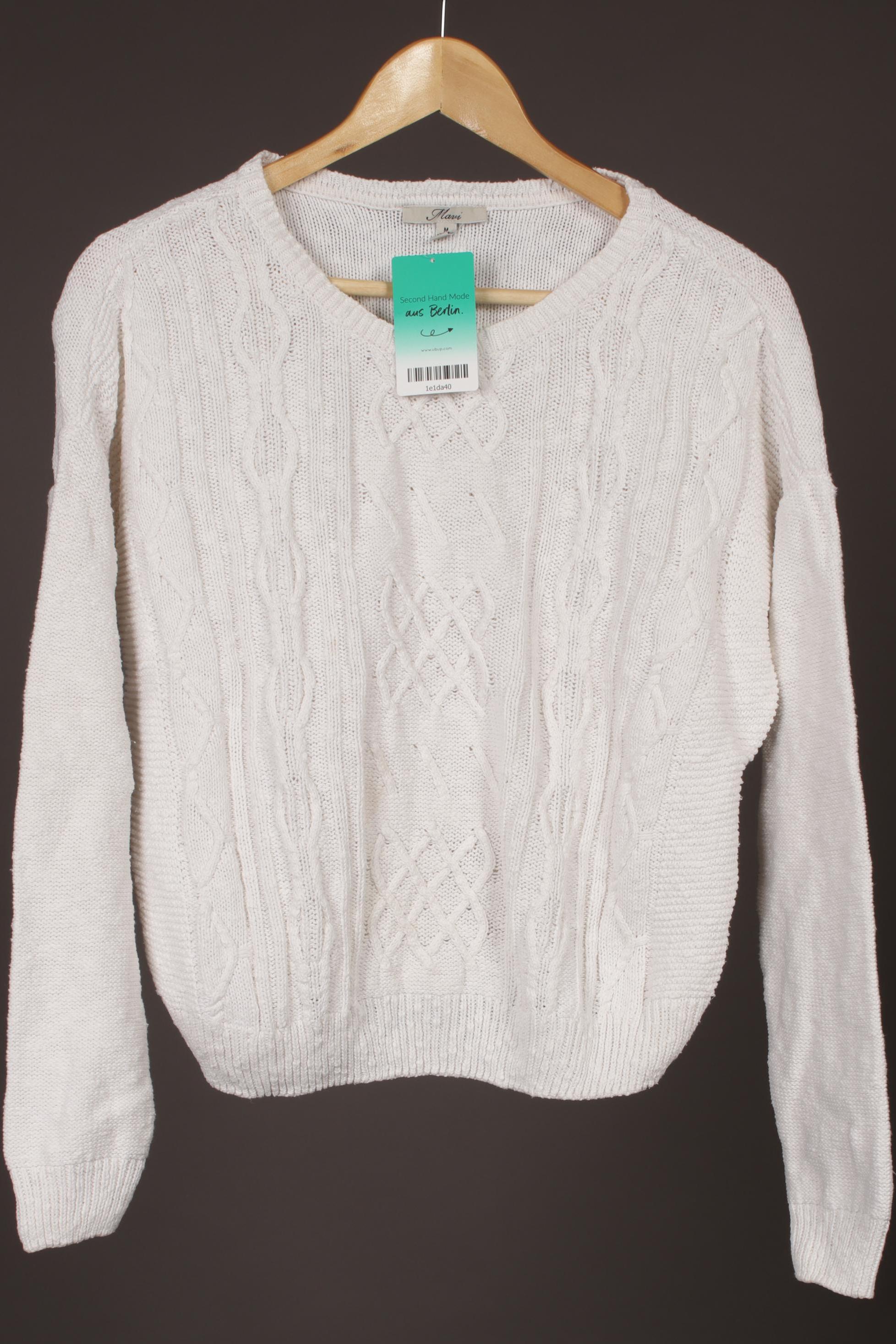 

mavi Damen Pullover, weiß, Gr.