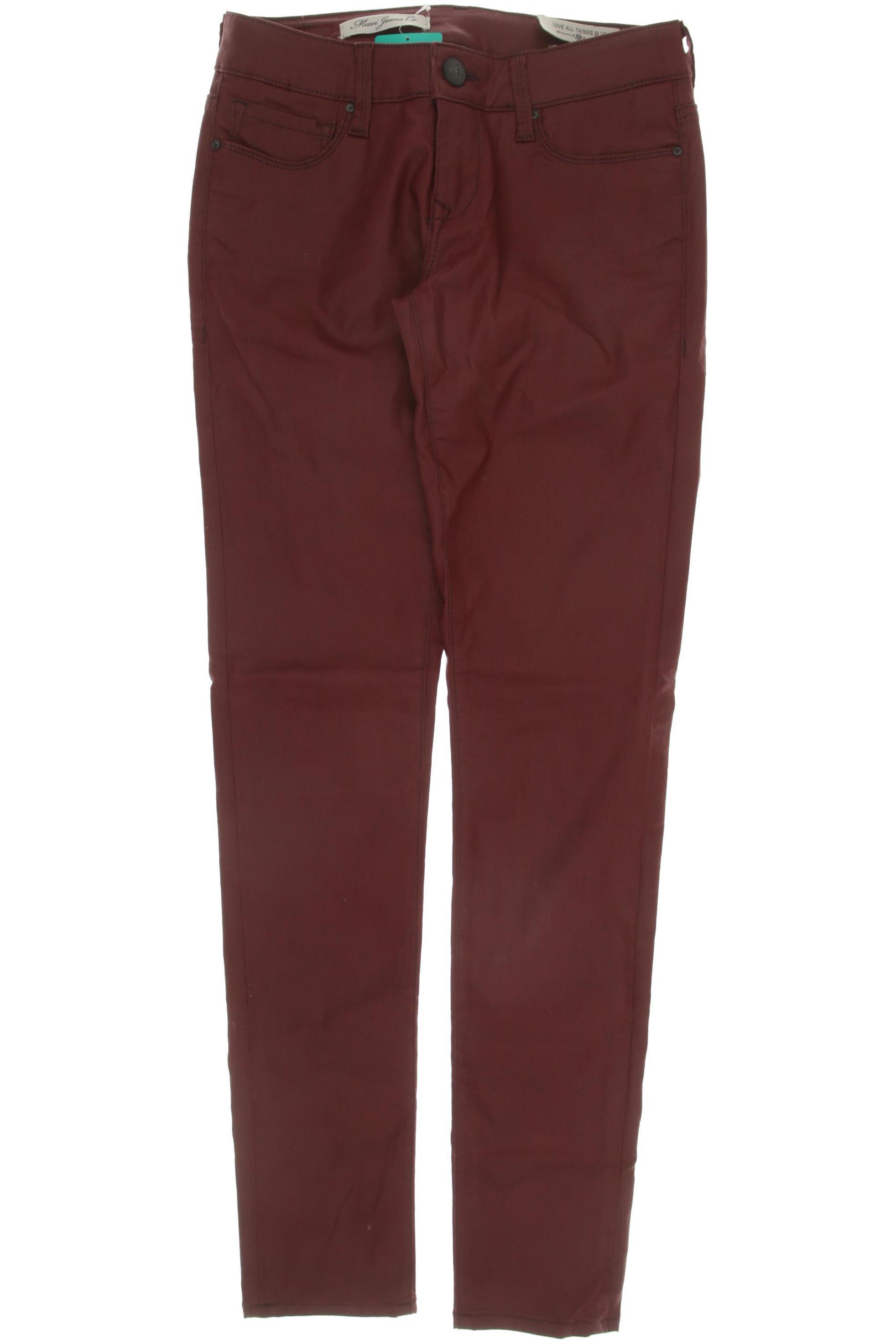 

mavi Damen Jeans, rot, Gr. 25