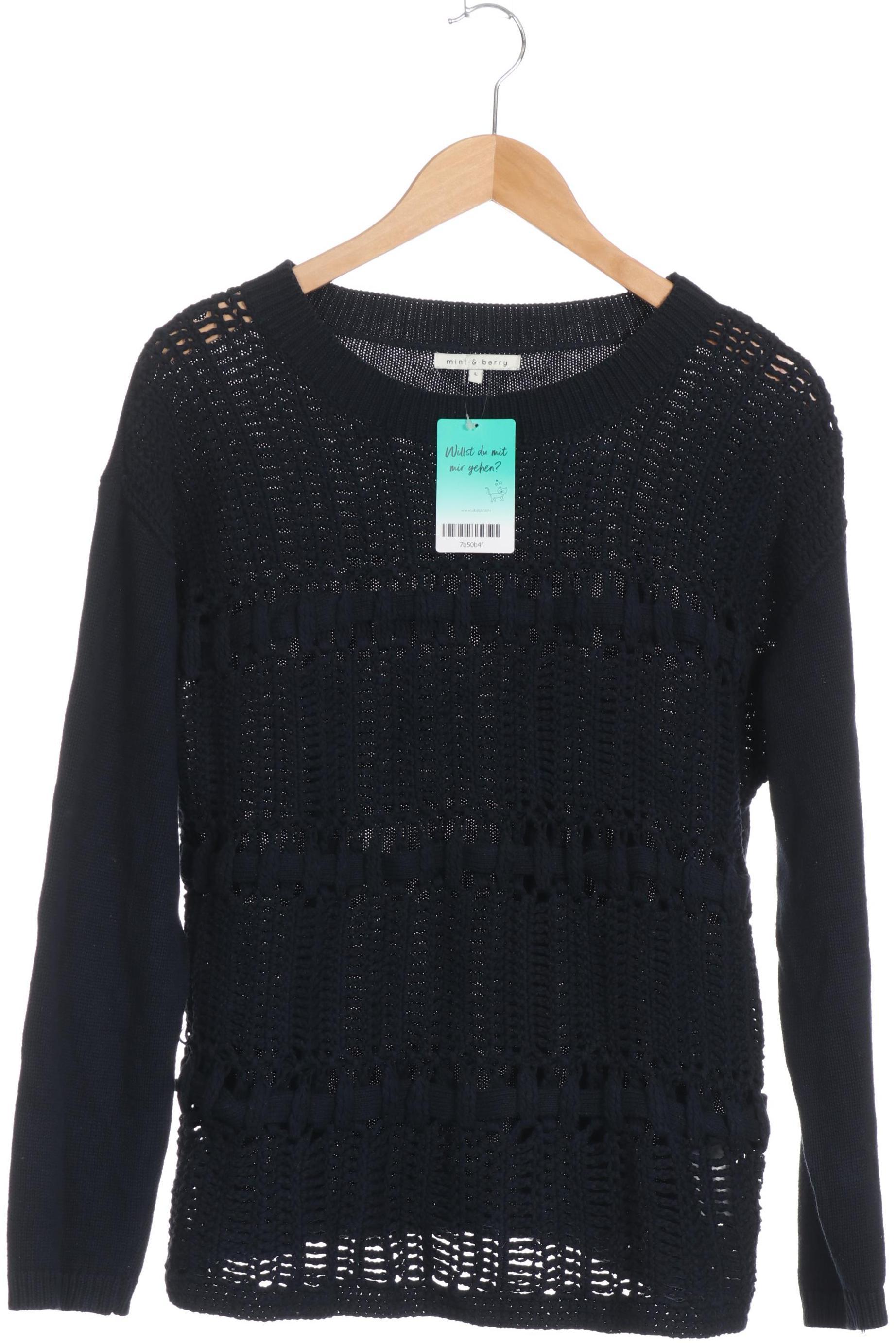 

mint&berry Damen Pullover, blau, Gr.