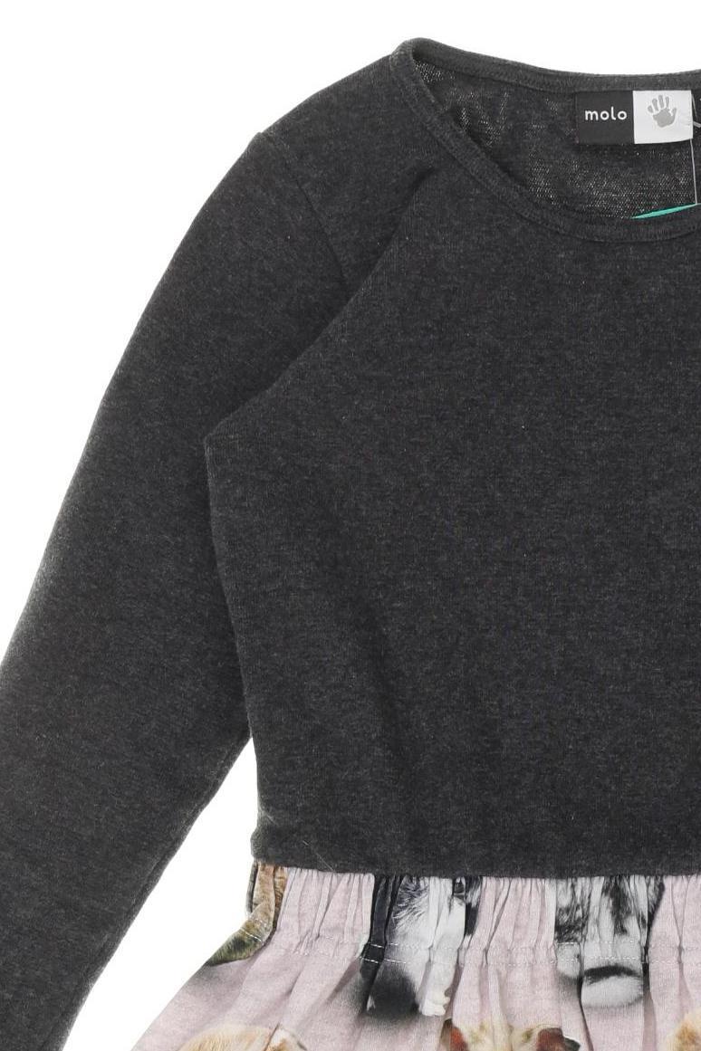 Thumbnail - molo Mädchen Kleid, grau, Gr. 122