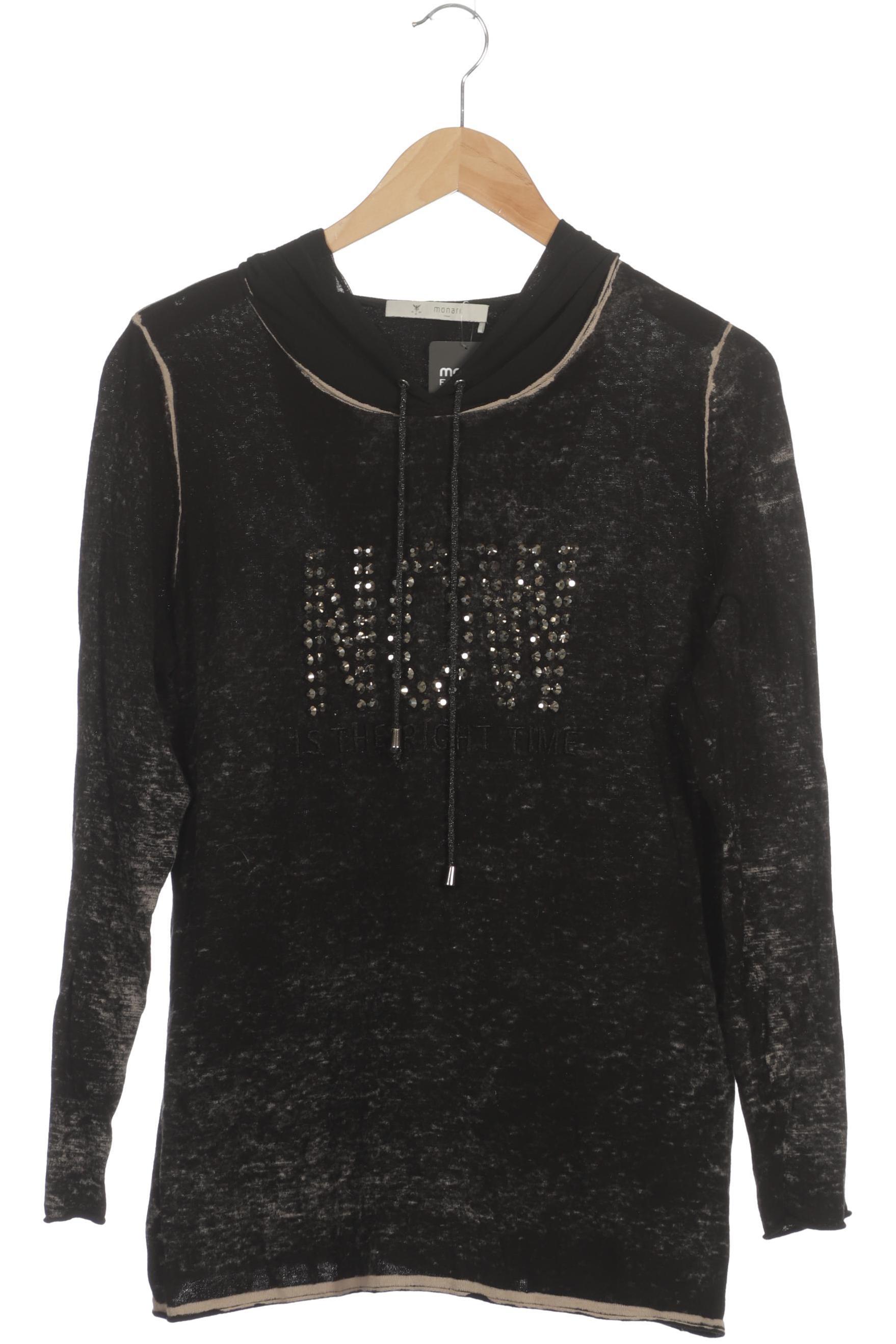 

monari Damen Kapuzenpullover, schwarz, Gr. 42