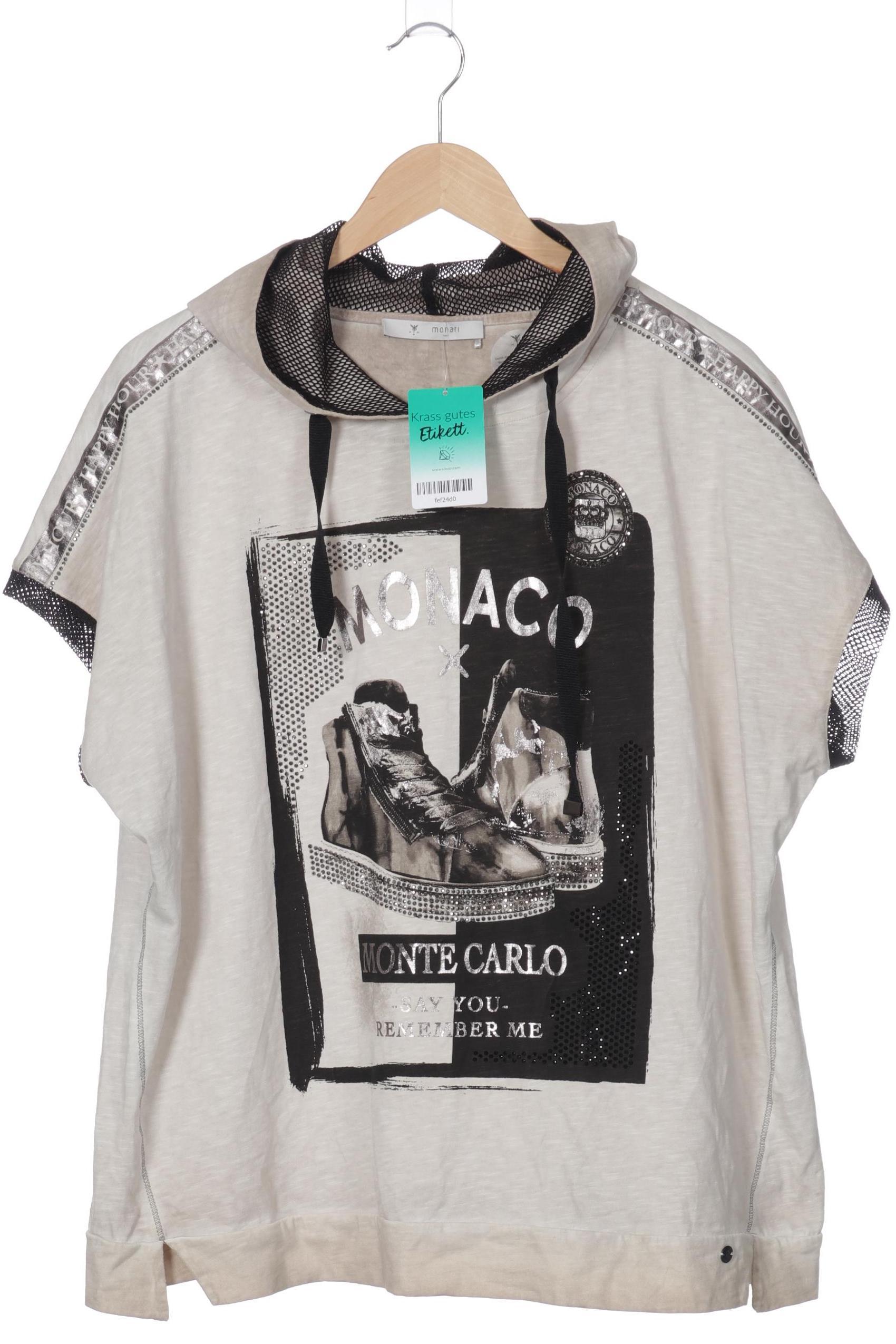 

monari Damen Kapuzenpullover, beige, Gr. 44