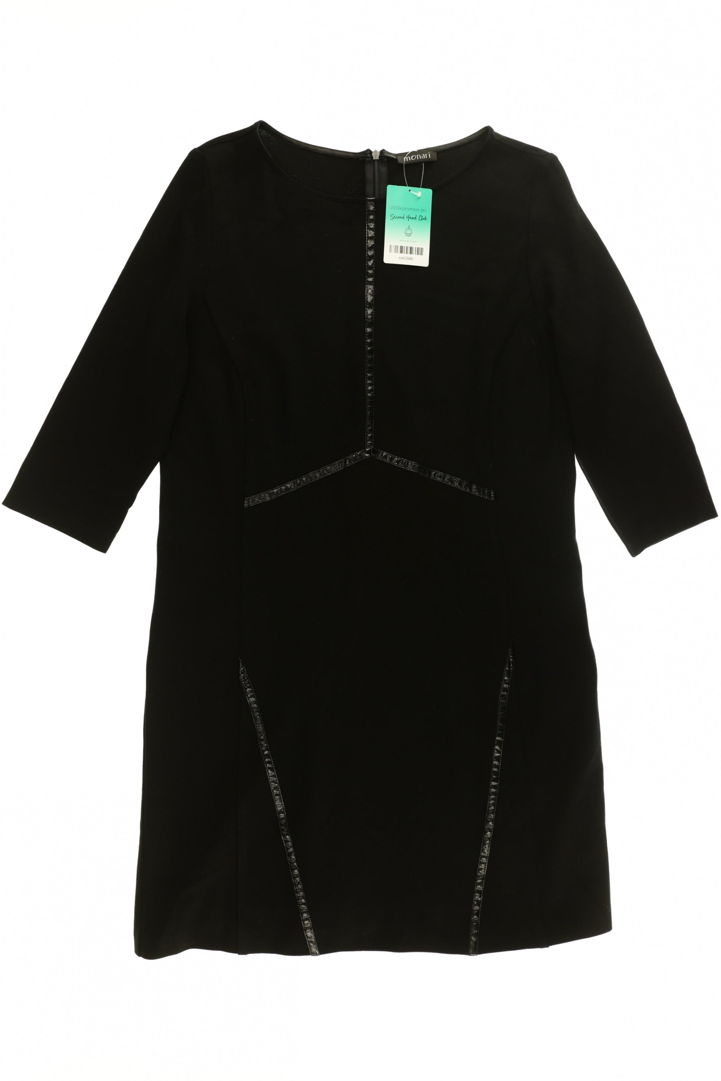 

monari Damen Kleid, schwarz, Gr. 42