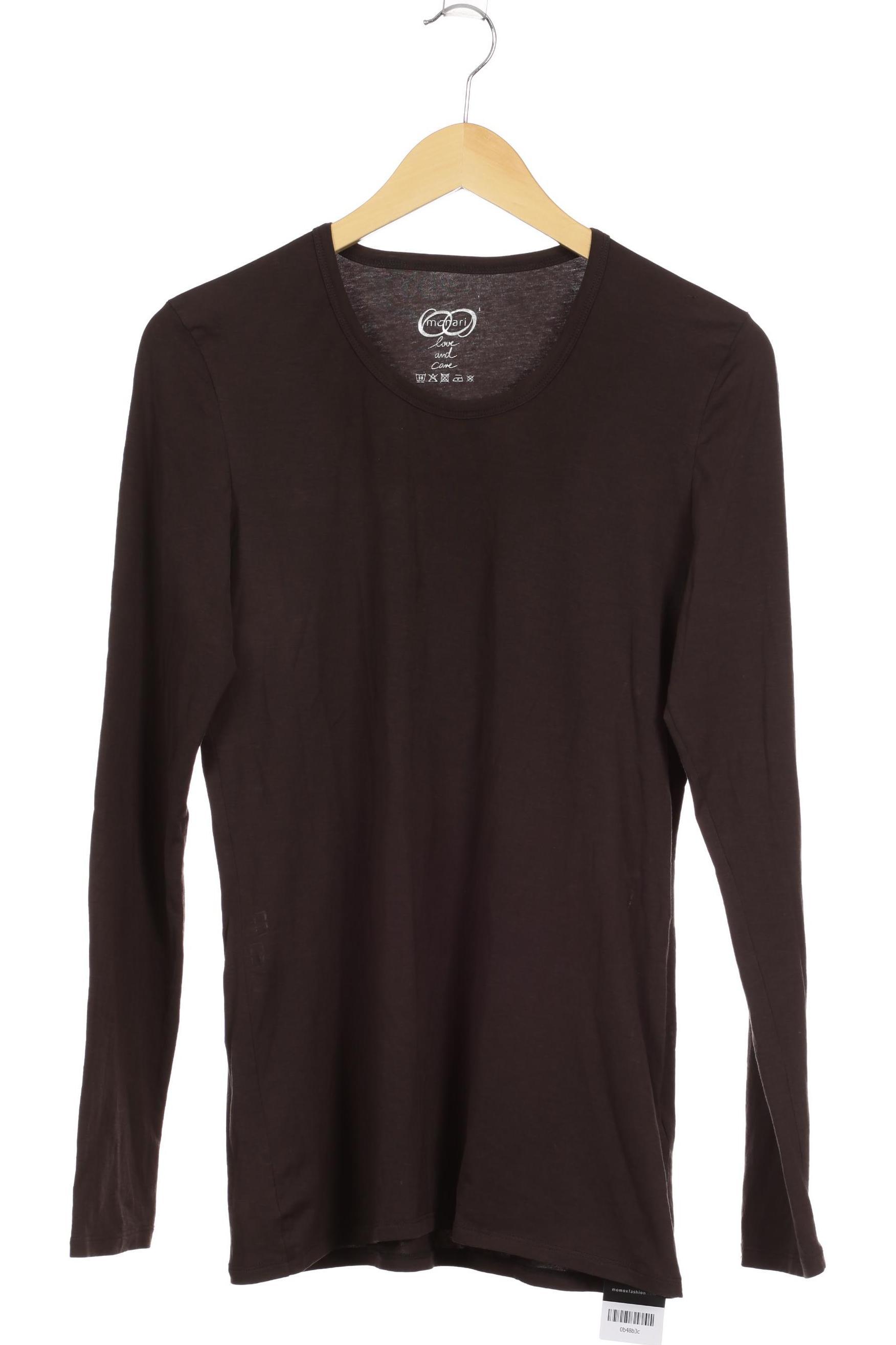 

monari Damen Langarmshirt, braun, Gr. 42