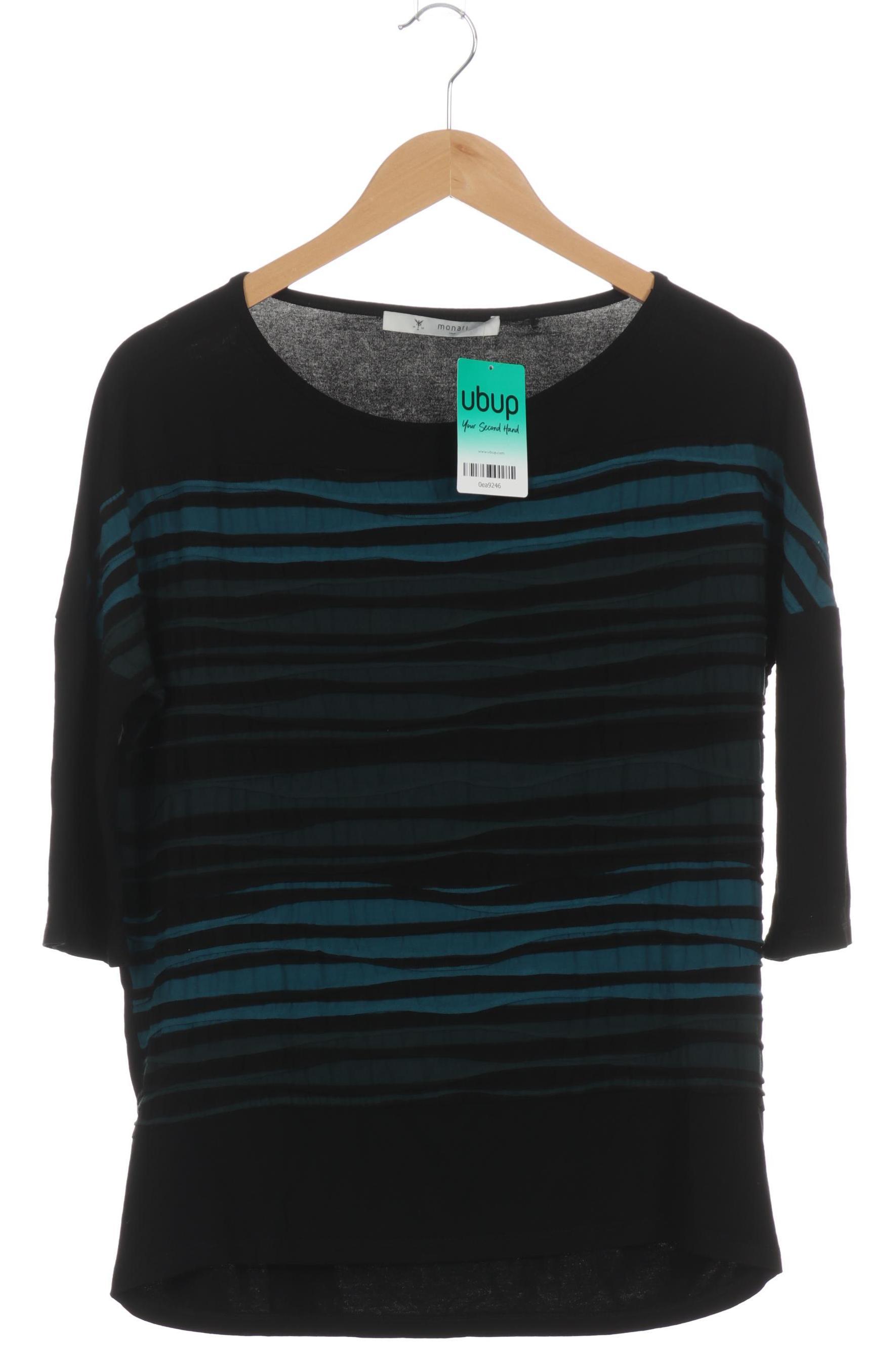 

monari Damen Langarmshirt, schwarz, Gr. 40