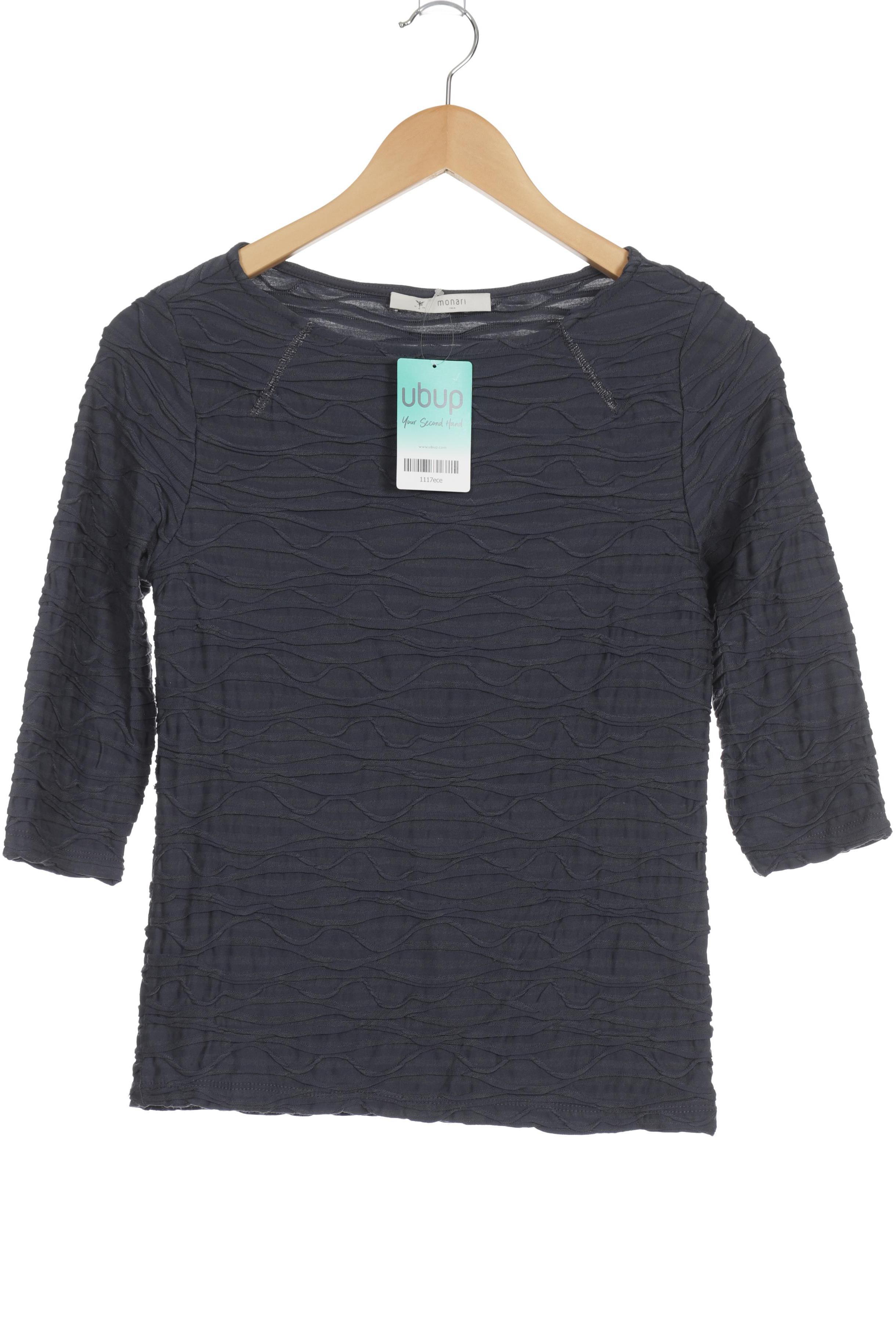 

monari Damen Langarmshirt, blau, Gr.