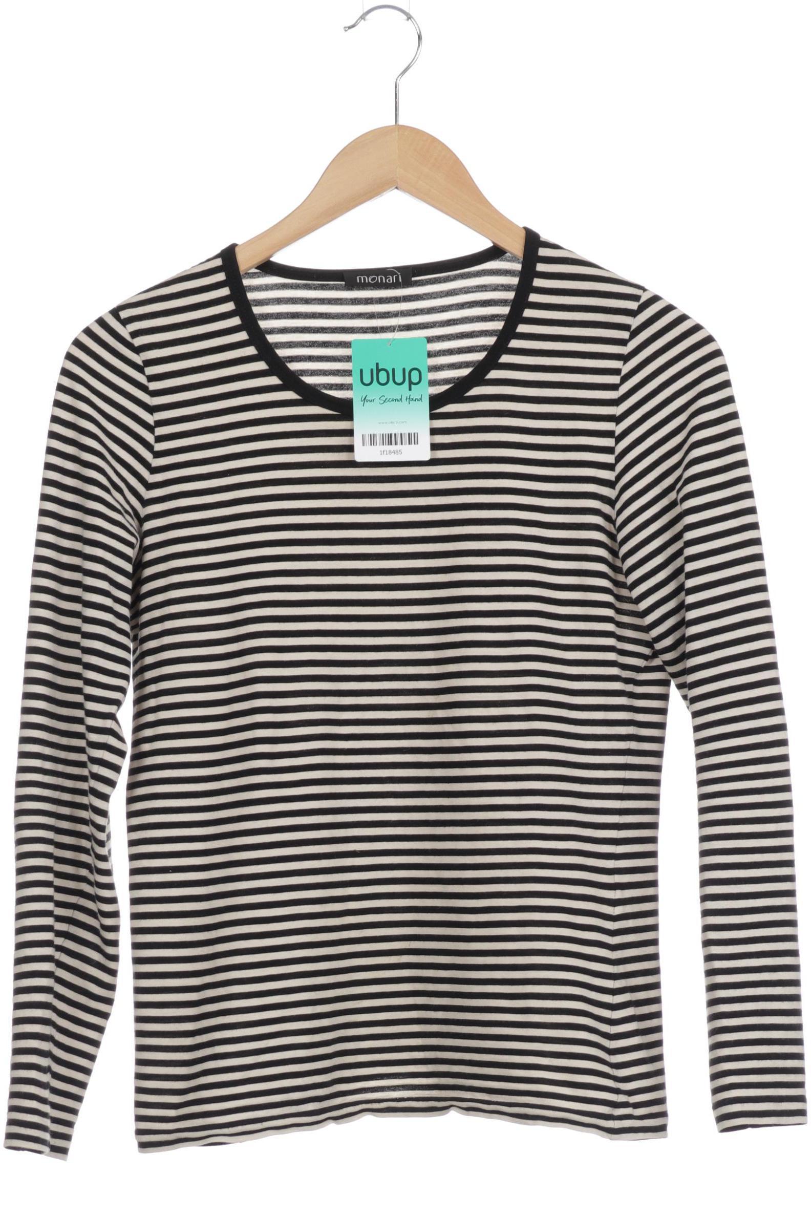 

monari Damen Langarmshirt, schwarz, Gr. 36