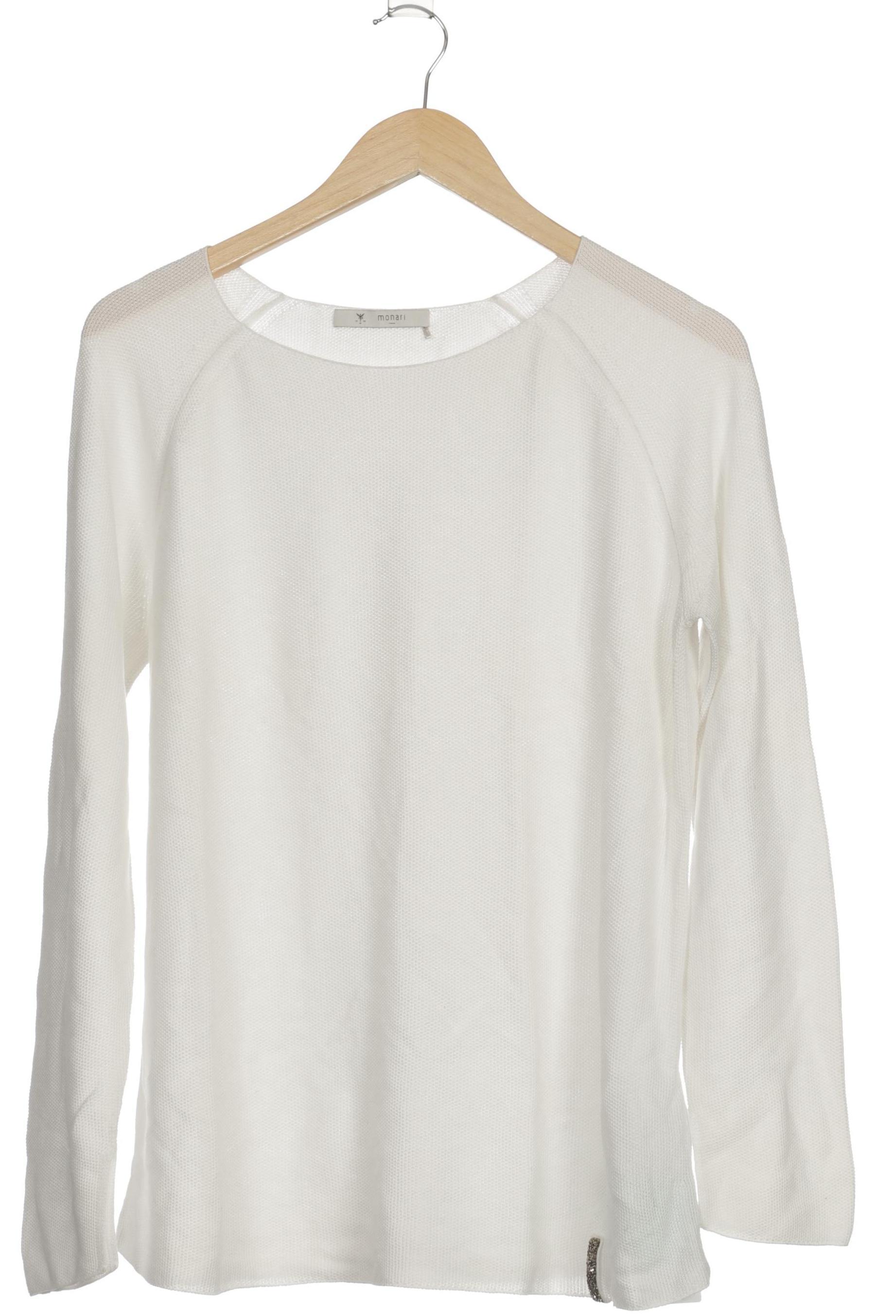 

monari Damen Pullover, weiß, Gr. 42