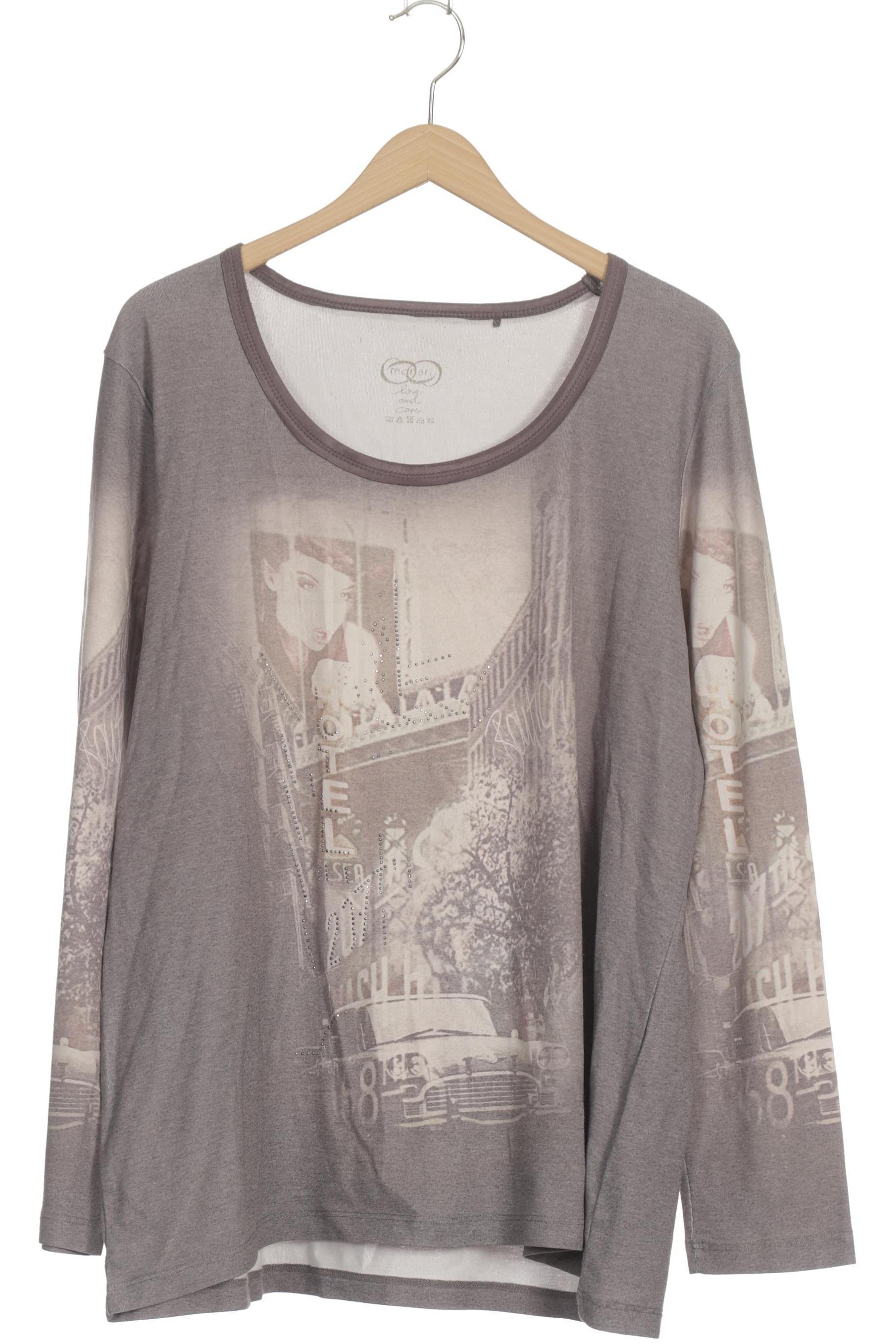 

monari Damen Langarmshirt, grau, Gr.