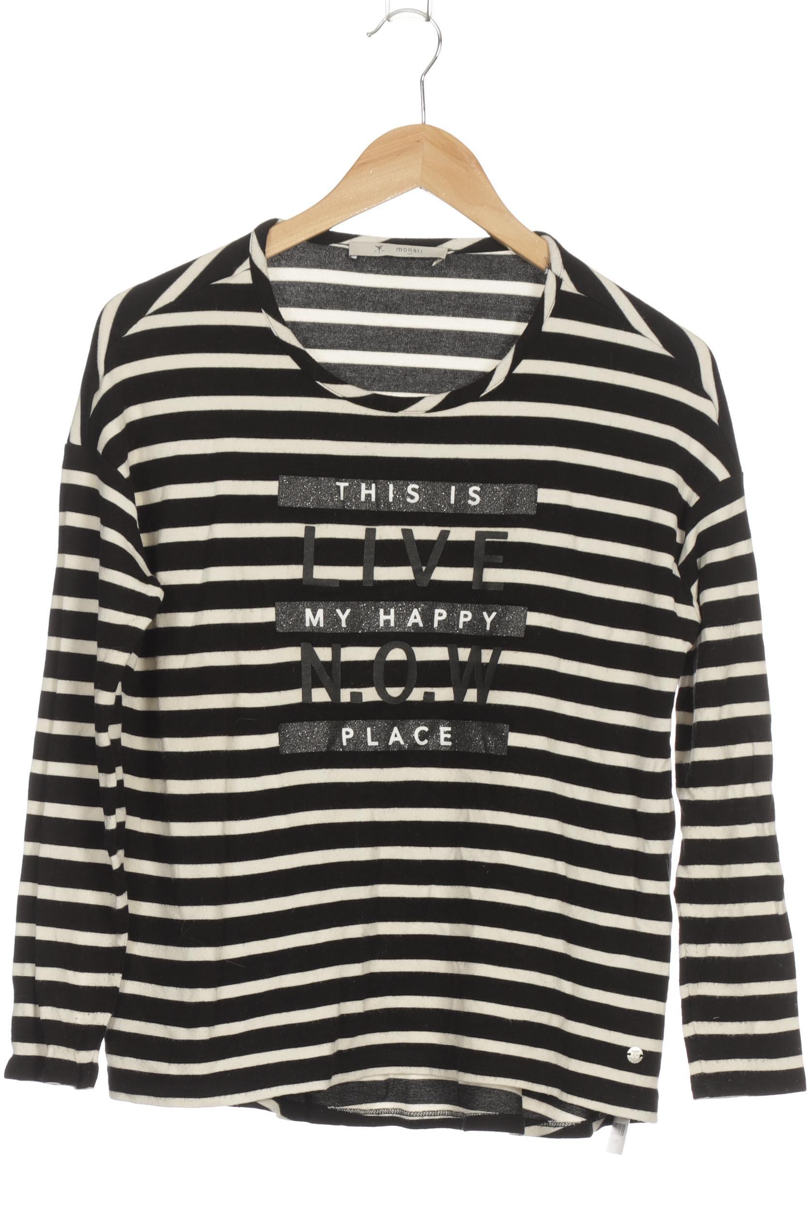 

monari Damen Langarmshirt, schwarz, Gr. 40