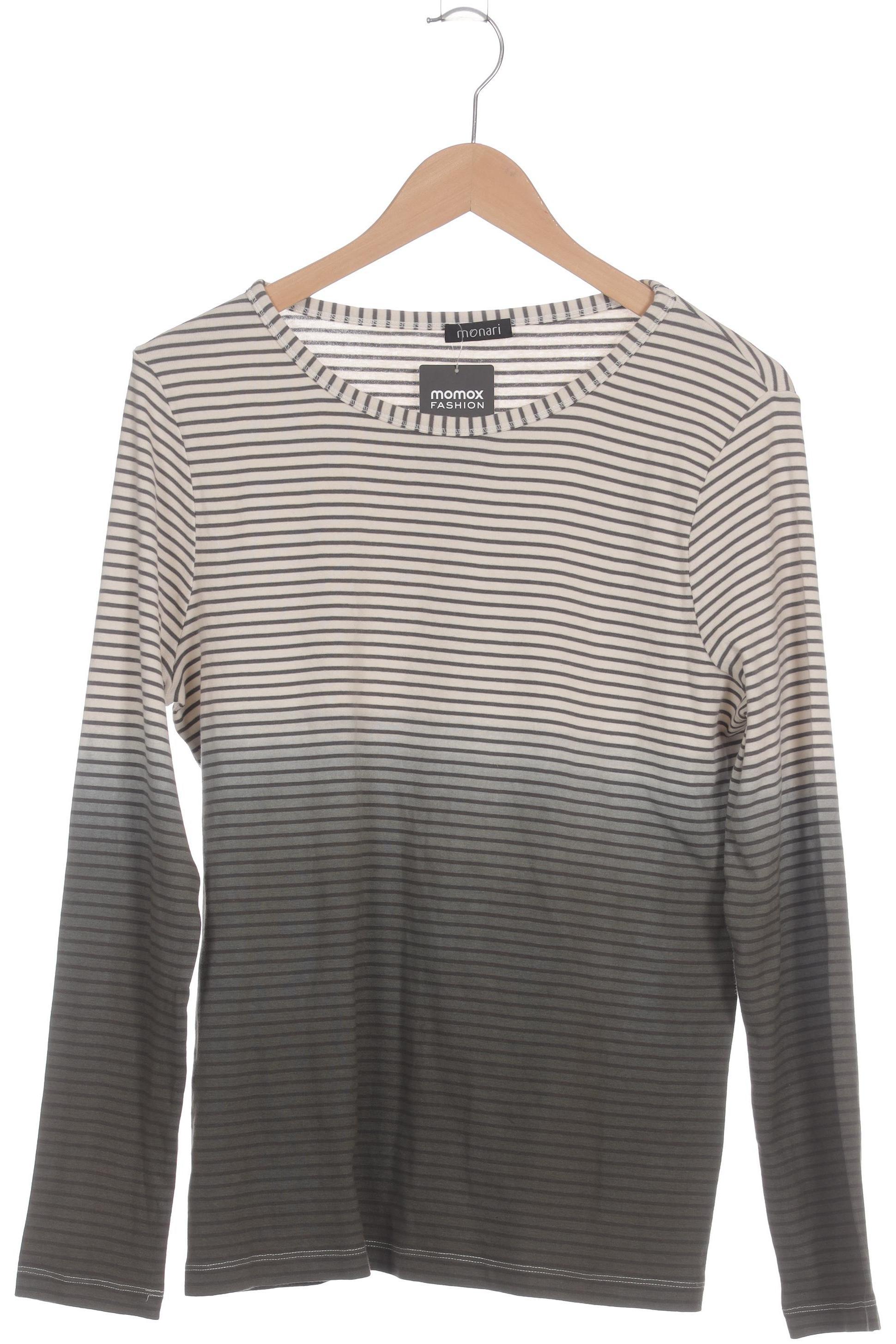 

monari Damen Langarmshirt, grau, Gr. 44
