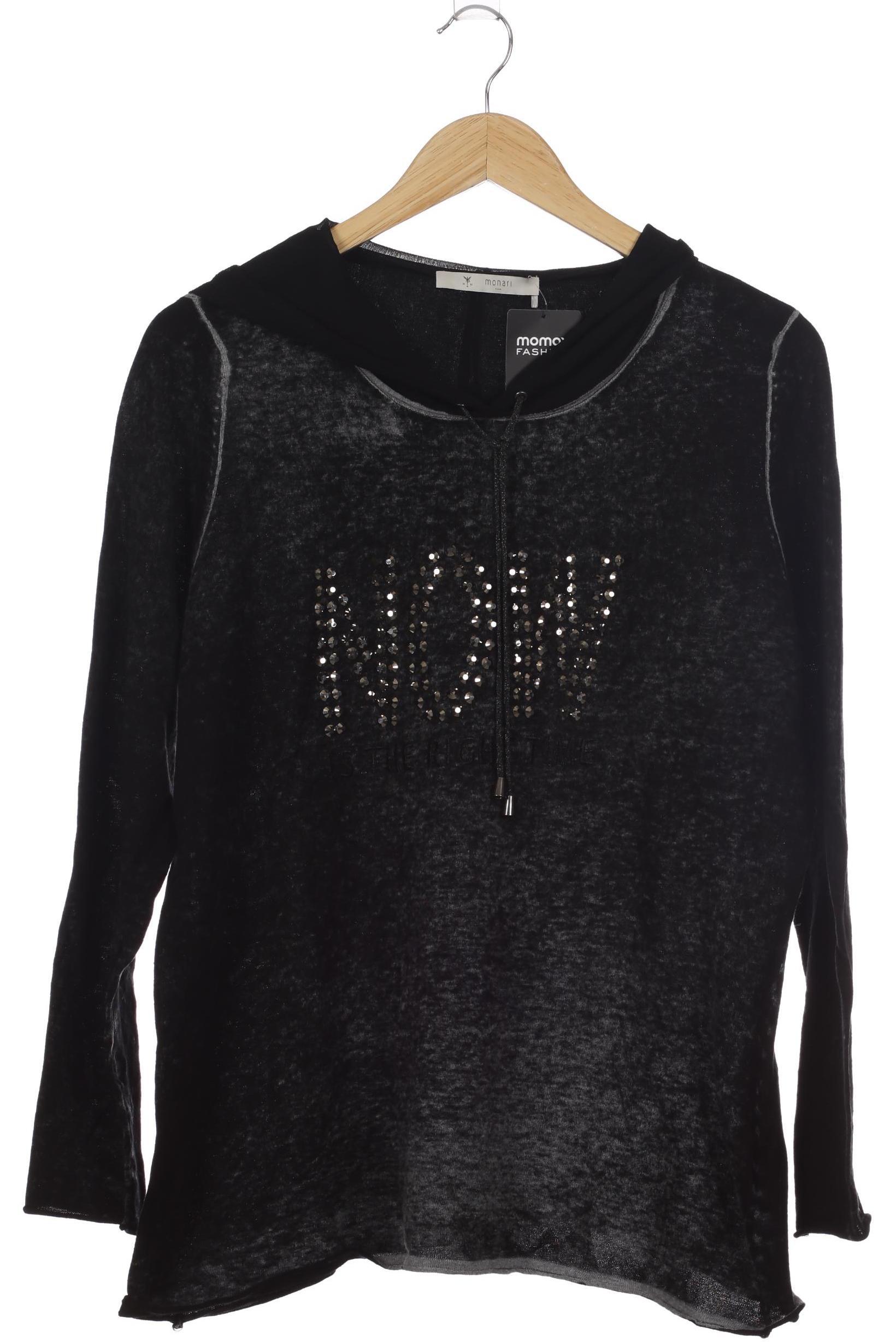 

monari Damen Langarmshirt, schwarz, Gr. 44