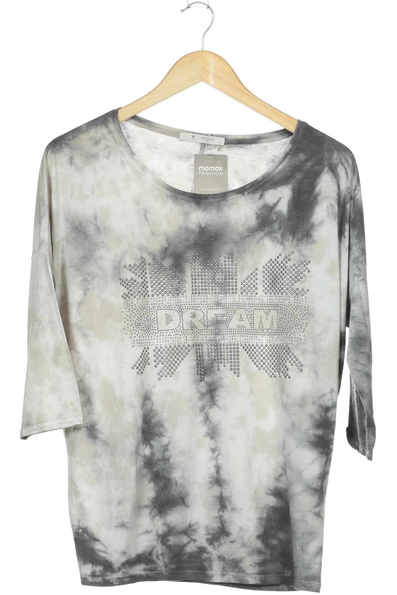 

monari Damen Langarmshirt, grau, Gr. 38