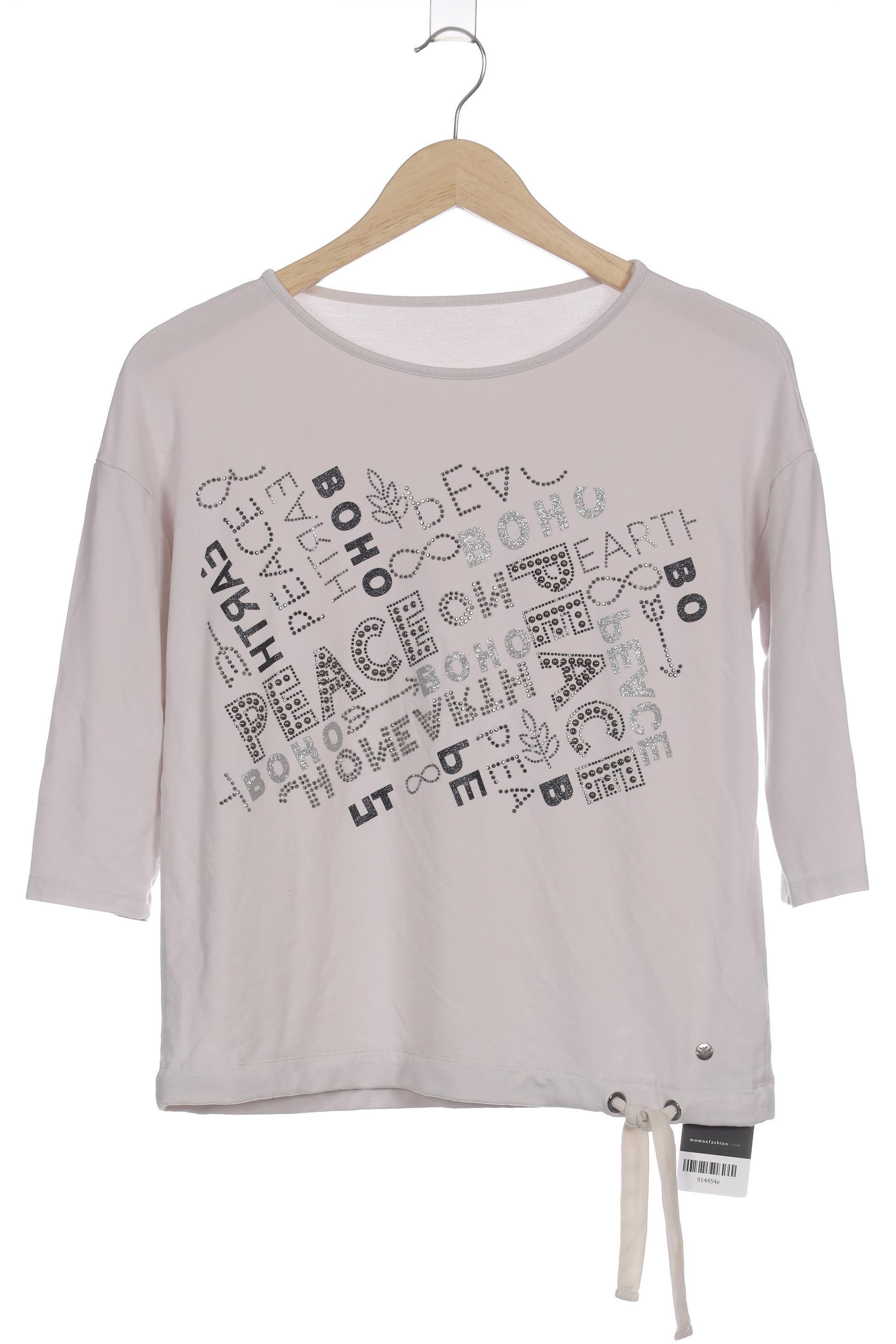 

monari Damen Langarmshirt, weiß, Gr. 36