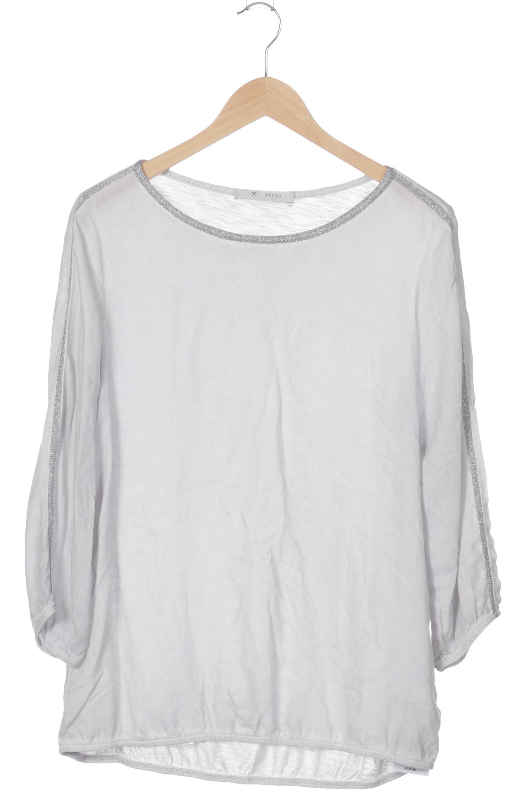 

monari Damen Langarmshirt, grau, Gr. 42