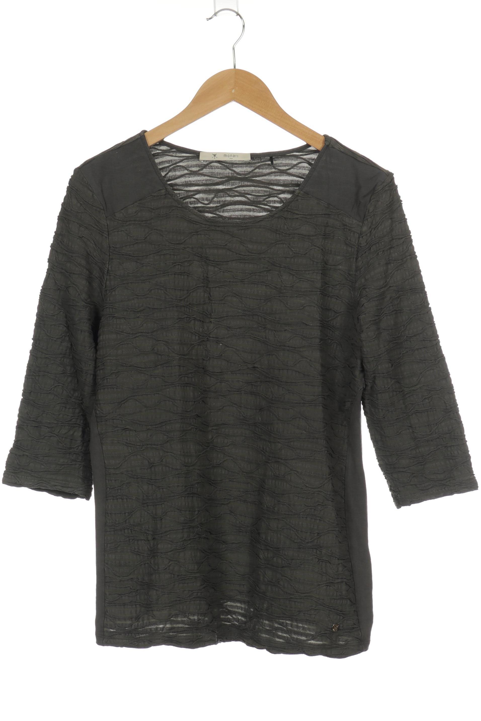

monari Damen Langarmshirt, grau, Gr. 46