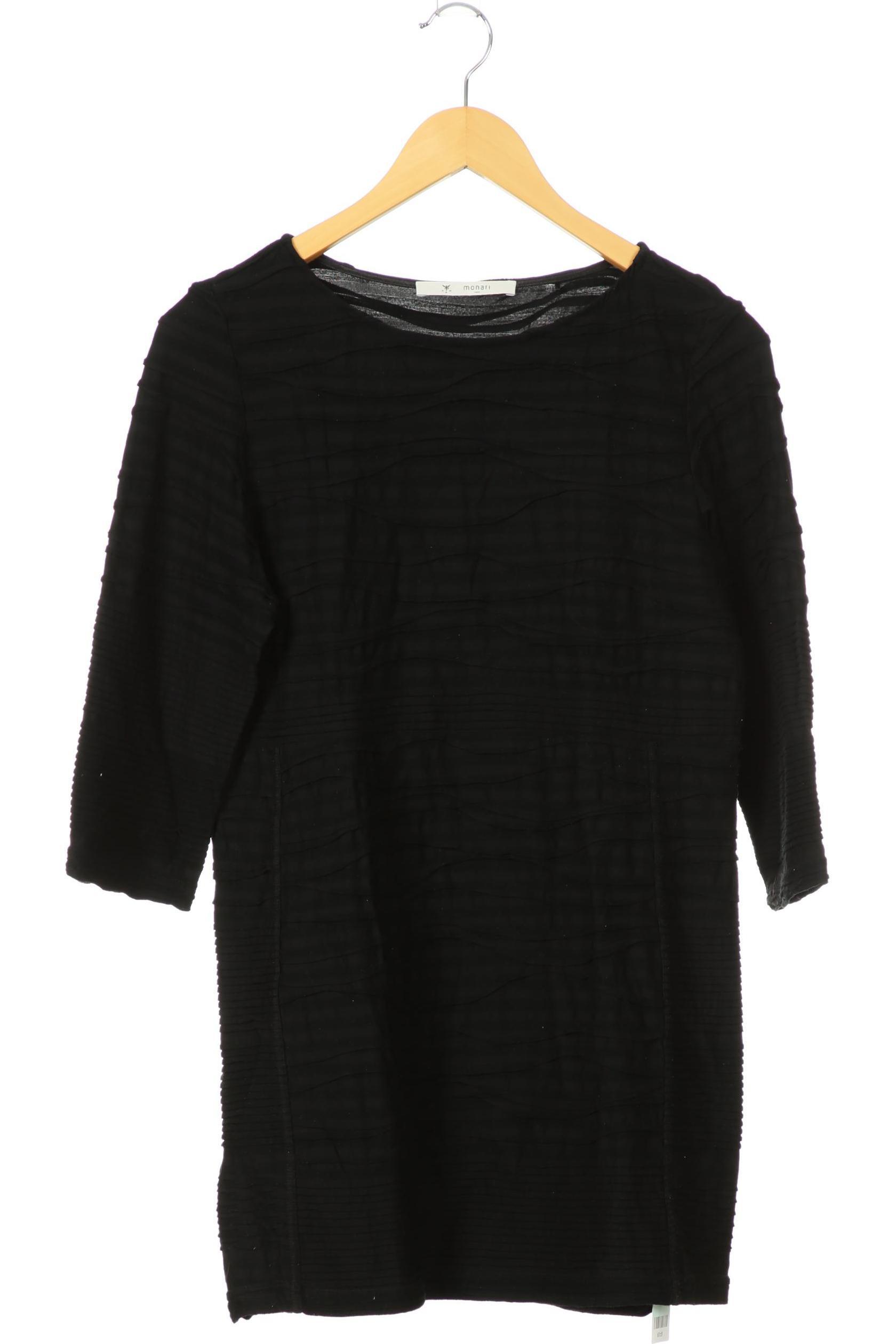 

monari Damen Langarmshirt, schwarz, Gr.