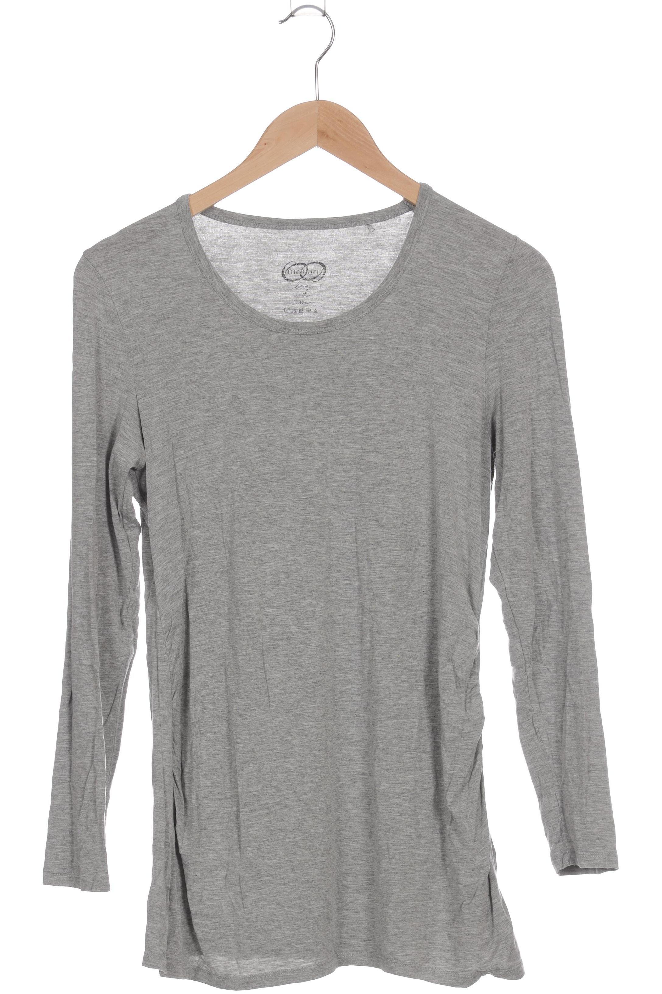 

monari Damen Langarmshirt, grau, Gr. 40