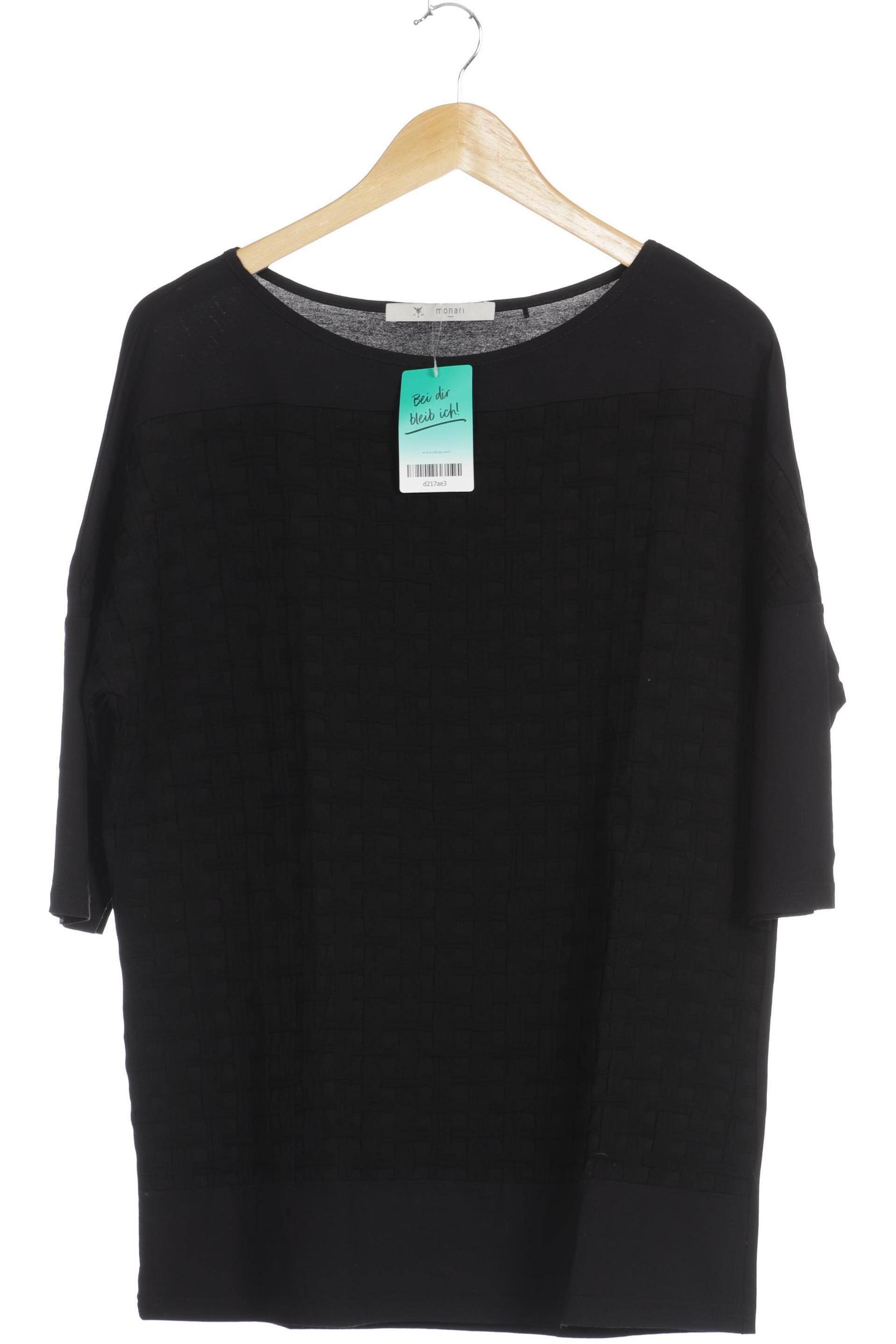 

monari Damen Langarmshirt, schwarz, Gr. 44