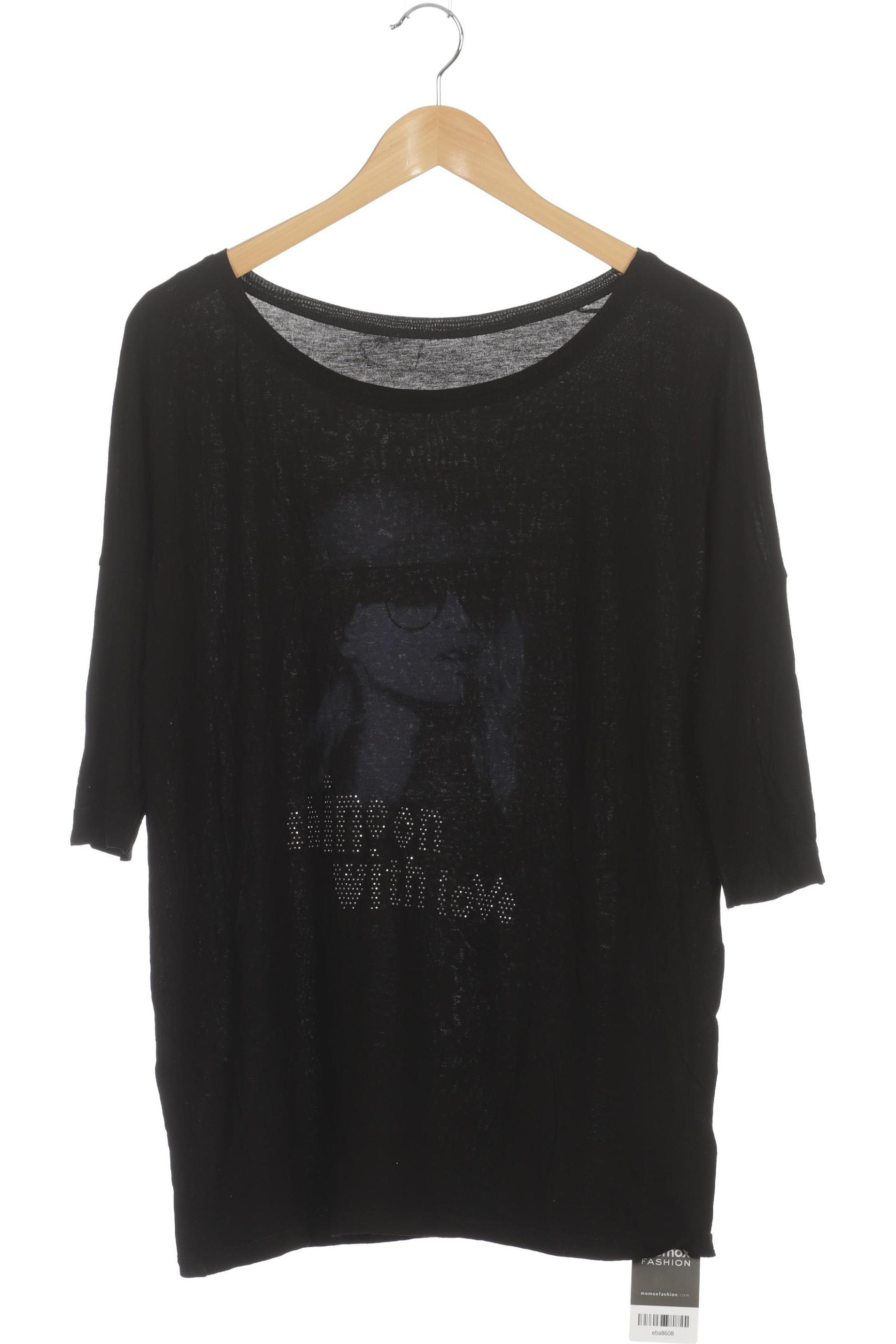 

monari Damen Langarmshirt, schwarz, Gr. 40