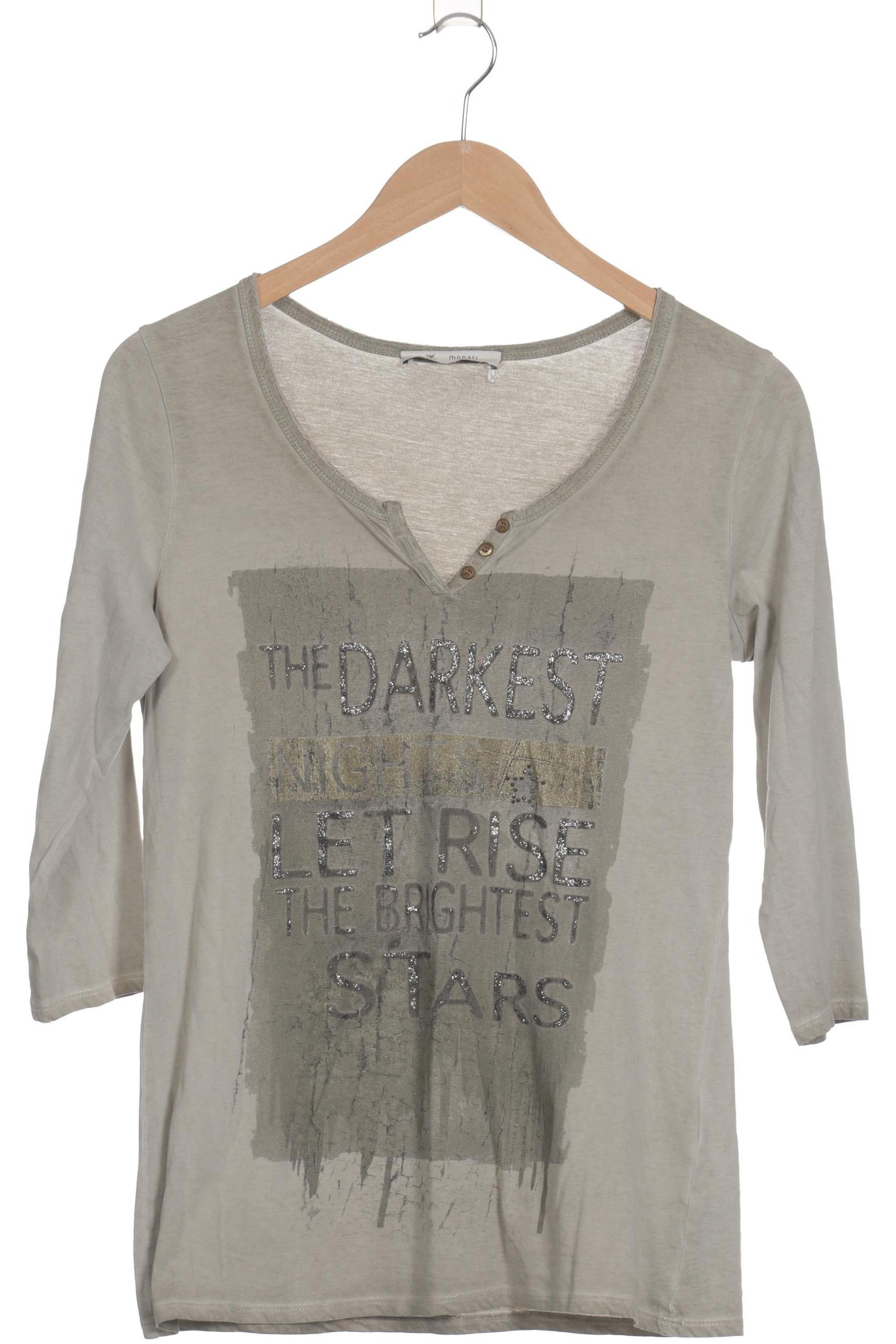 

monari Damen Langarmshirt, grau, Gr.