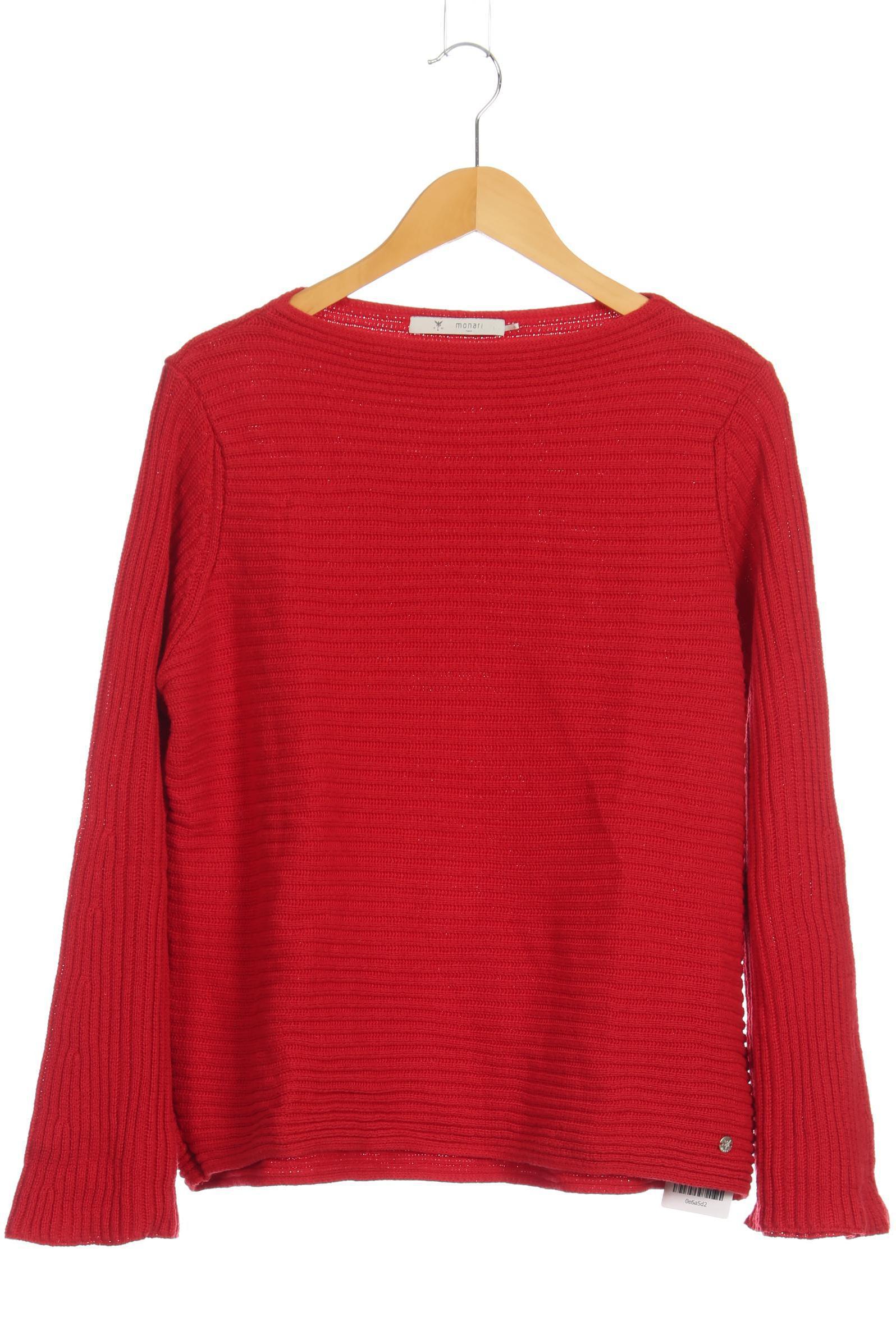 

monari Damen Pullover, rot, Gr. 42